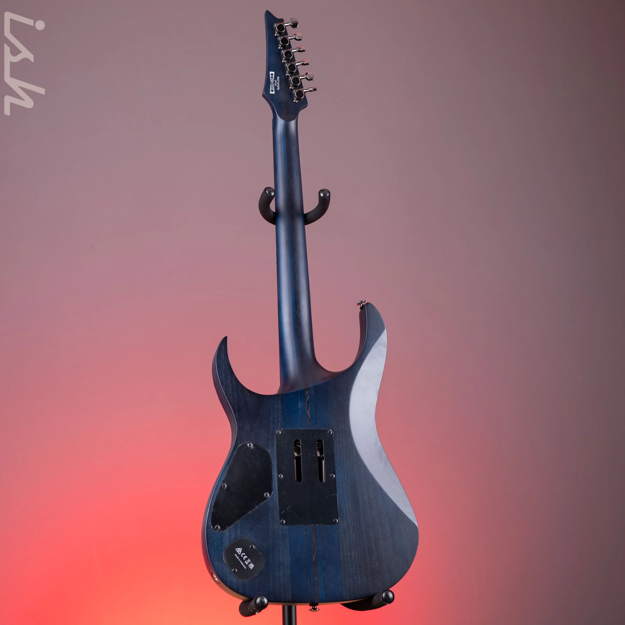 Ibanez Premium RGT1270PB Electric Guitar Blue Starburst Flat Demo - Image 6