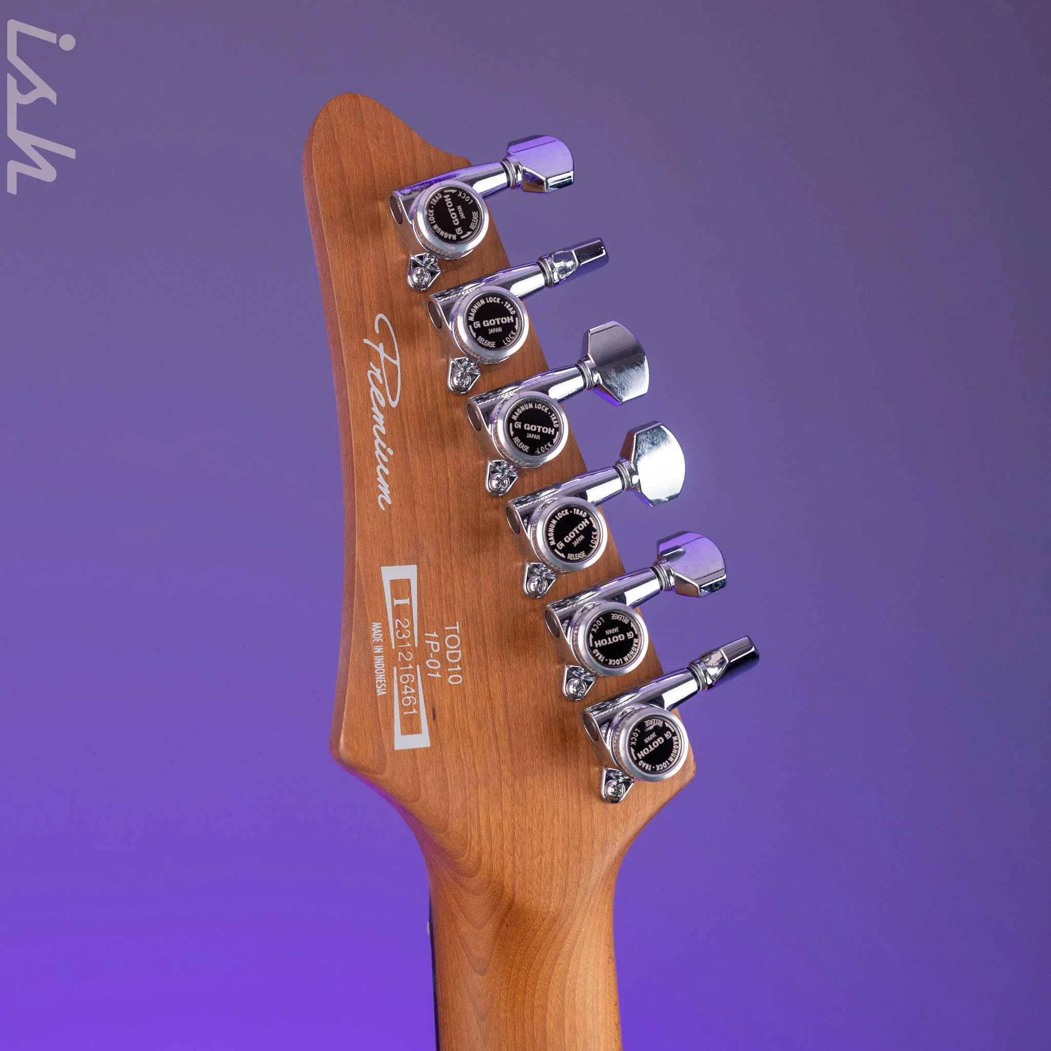 Ibanez Premium TOD10 Tim Henson Signature Electric Guitar Classic Silver Demo - Image 10
