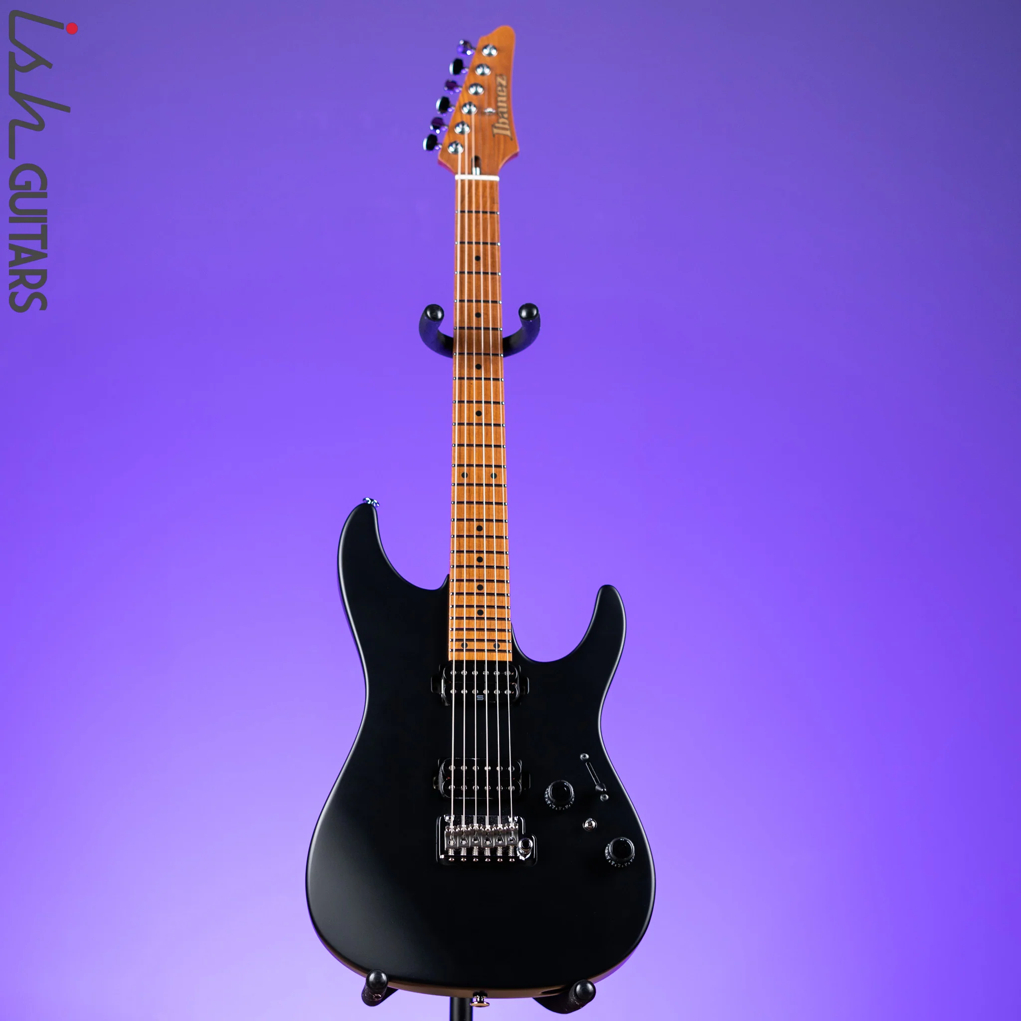 Ibanez Prestige AZ2402 Electric Guitar Flat Black - Image 2