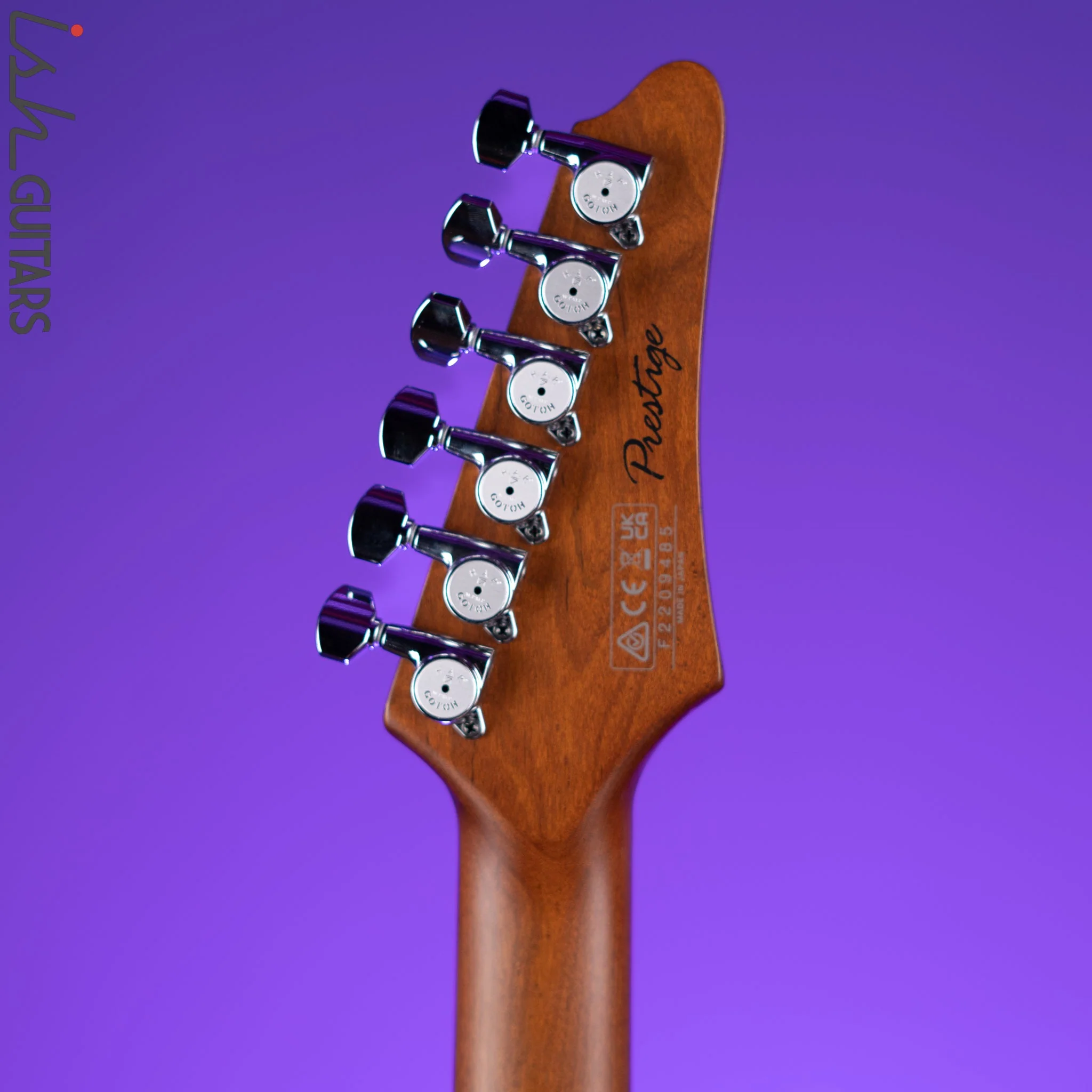 Ibanez Prestige AZ2402L Left Handed Electric Guitar Tri Fade Burst Flat - Image 11