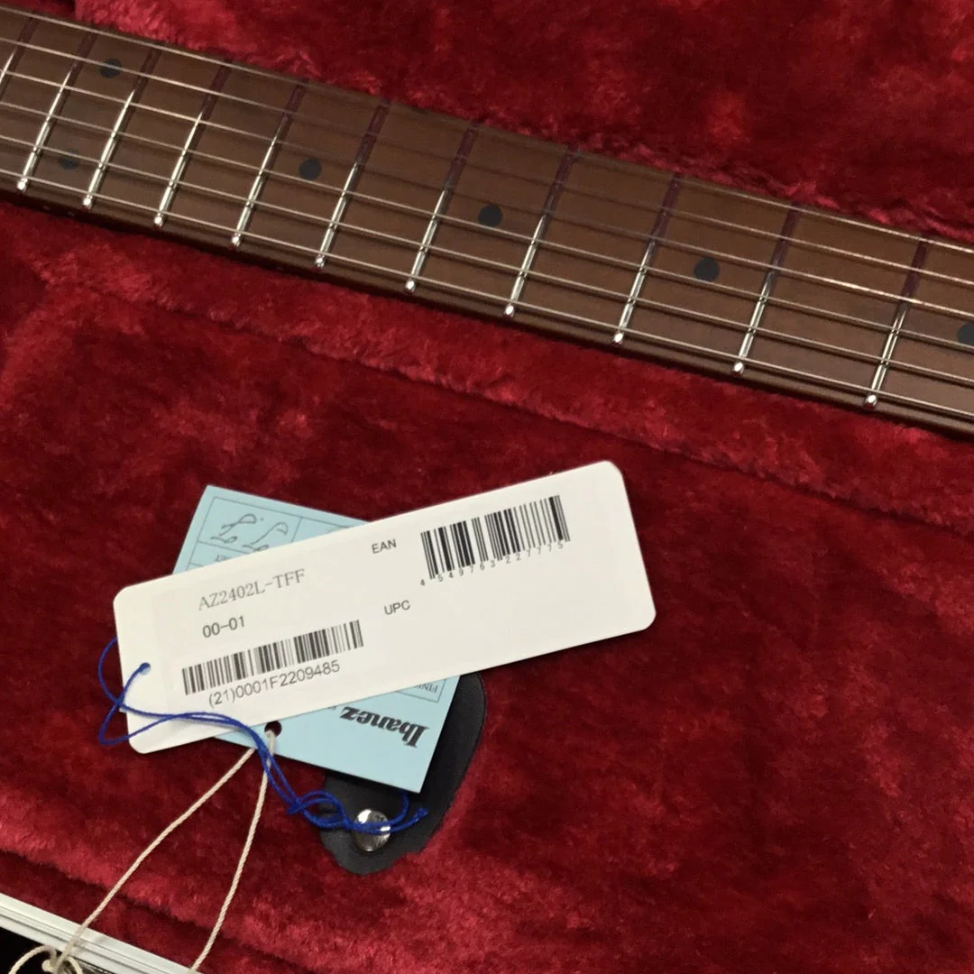 Ibanez Prestige AZ2402L Left Handed Electric Guitar Tri Fade Burst Flat - Image 12