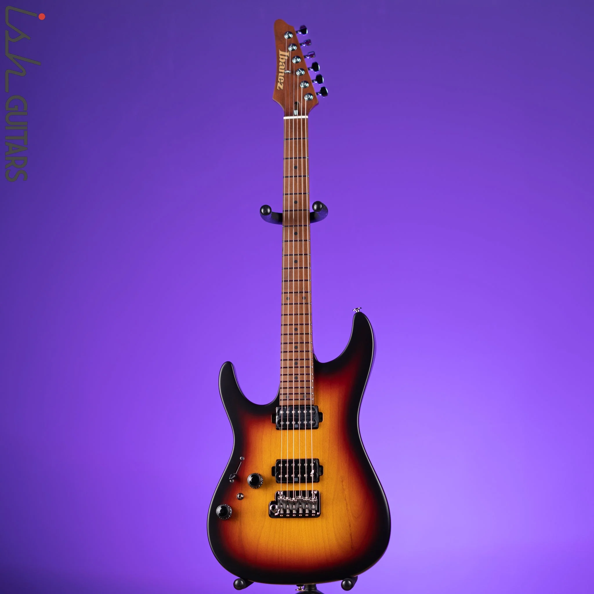 Ibanez Prestige AZ2402L Left Handed Electric Guitar Tri Fade Burst Flat - Image 2