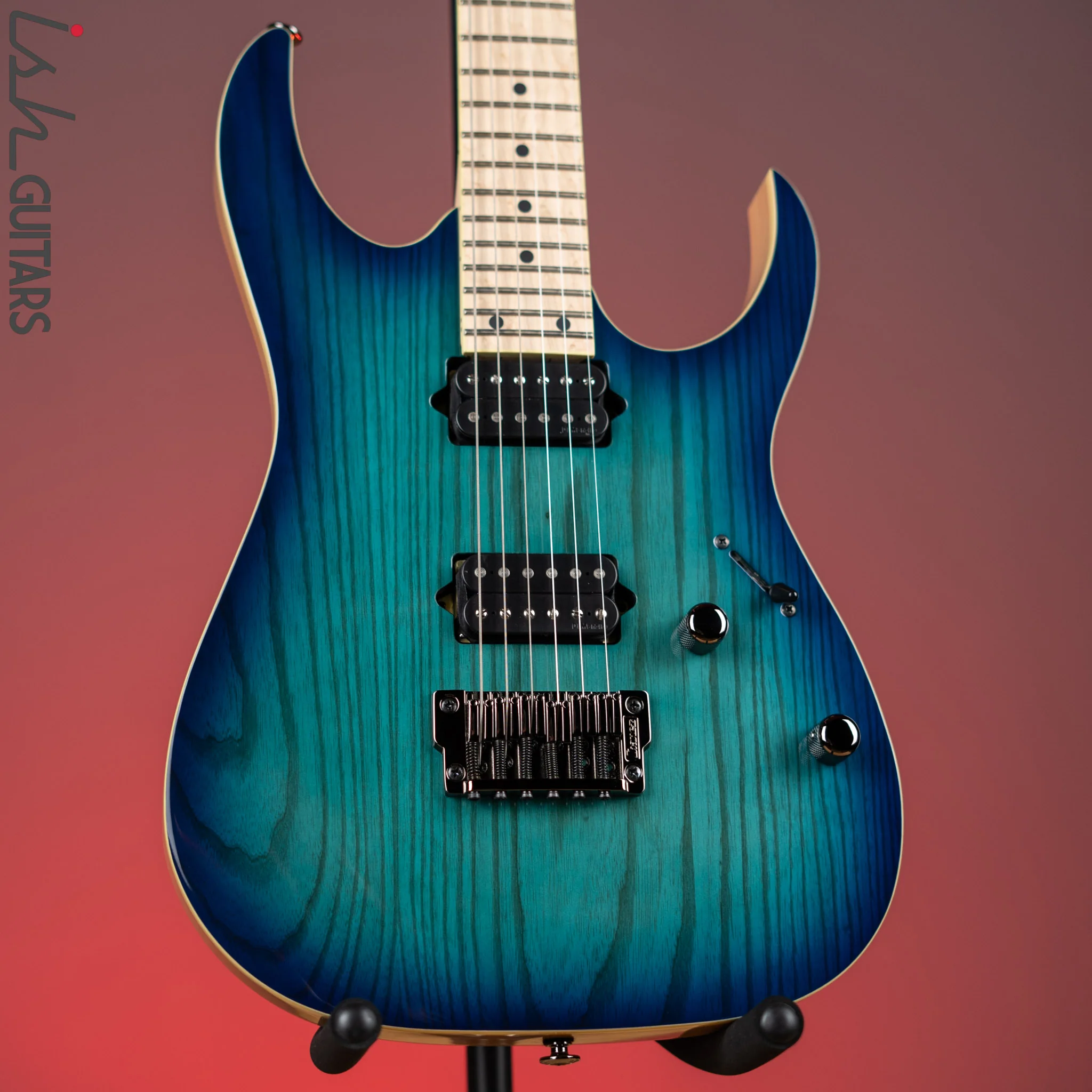 Ibanez Prestige RG652AHMFX Electric Guitar Nebula Green Burst Demo