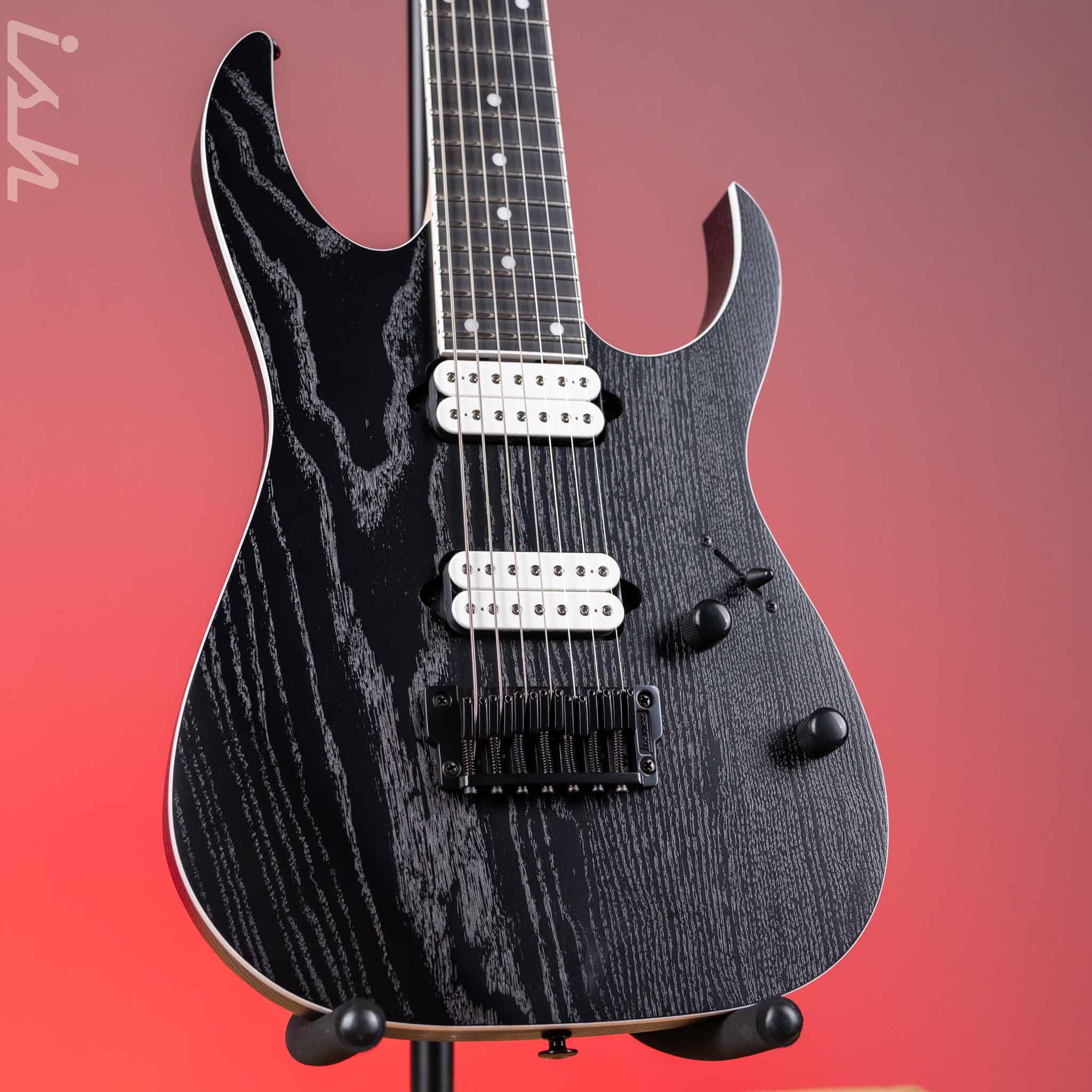 Ibanez Prestige RGR752AHBF 7-String Electric Guitar Weathered Black