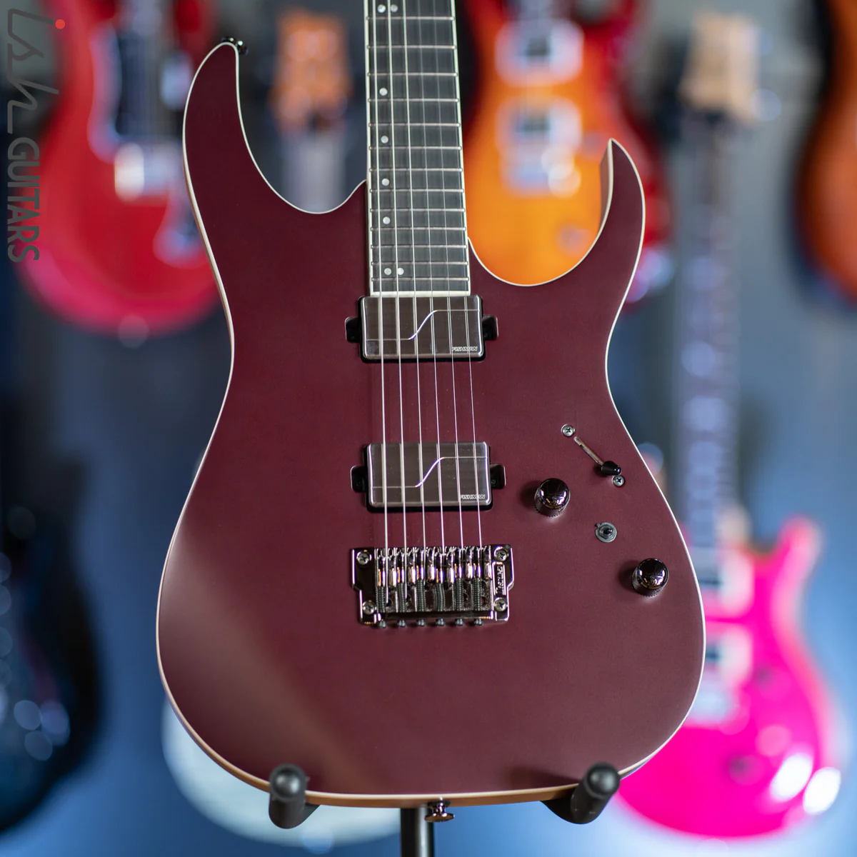 Ibanez RG5121 Prestige Electric Guitar Burgundy Metallic Flat Blemished