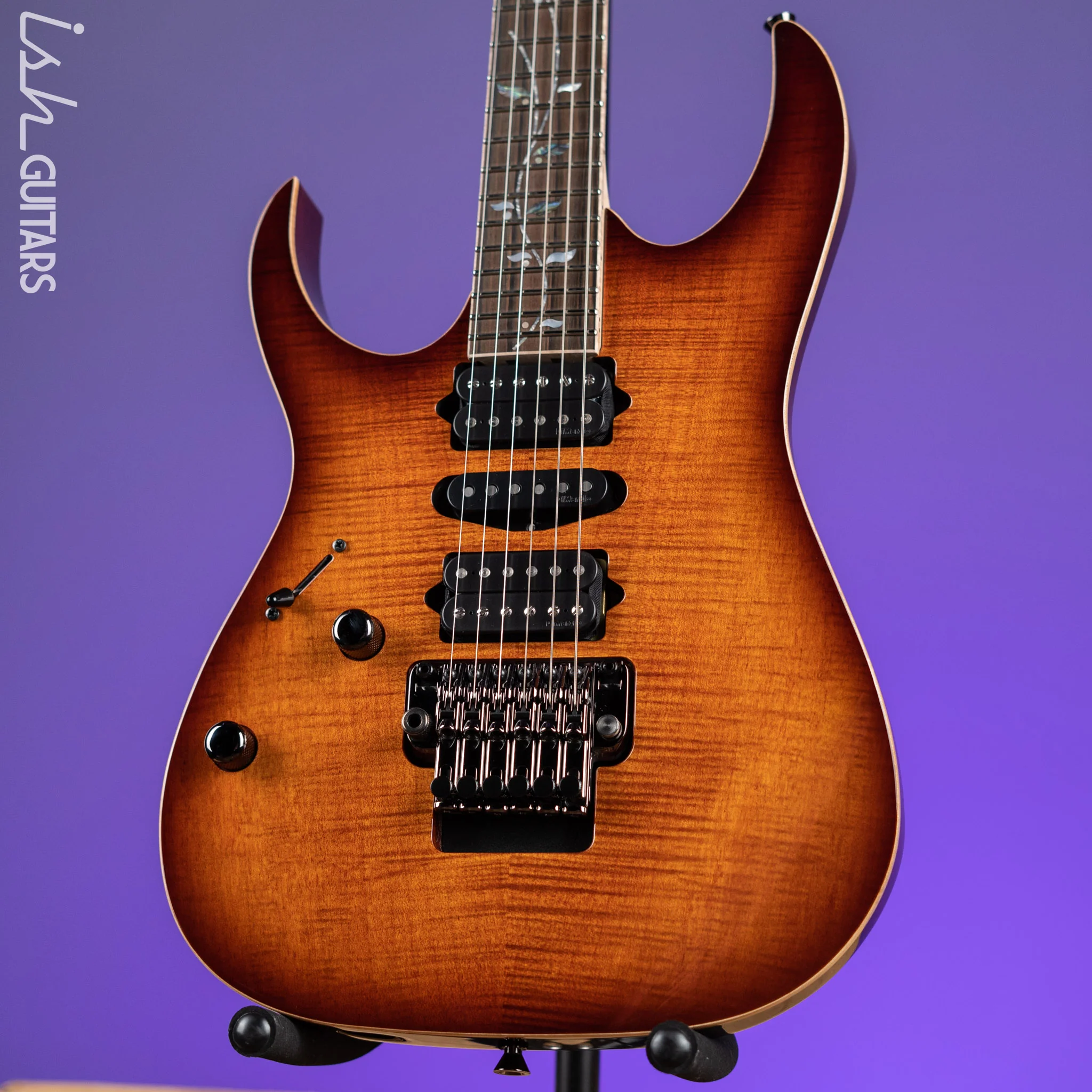 Ibanez RG8570ZL J.Custom Electric Guitar Left Handed Brownish Sphalerite