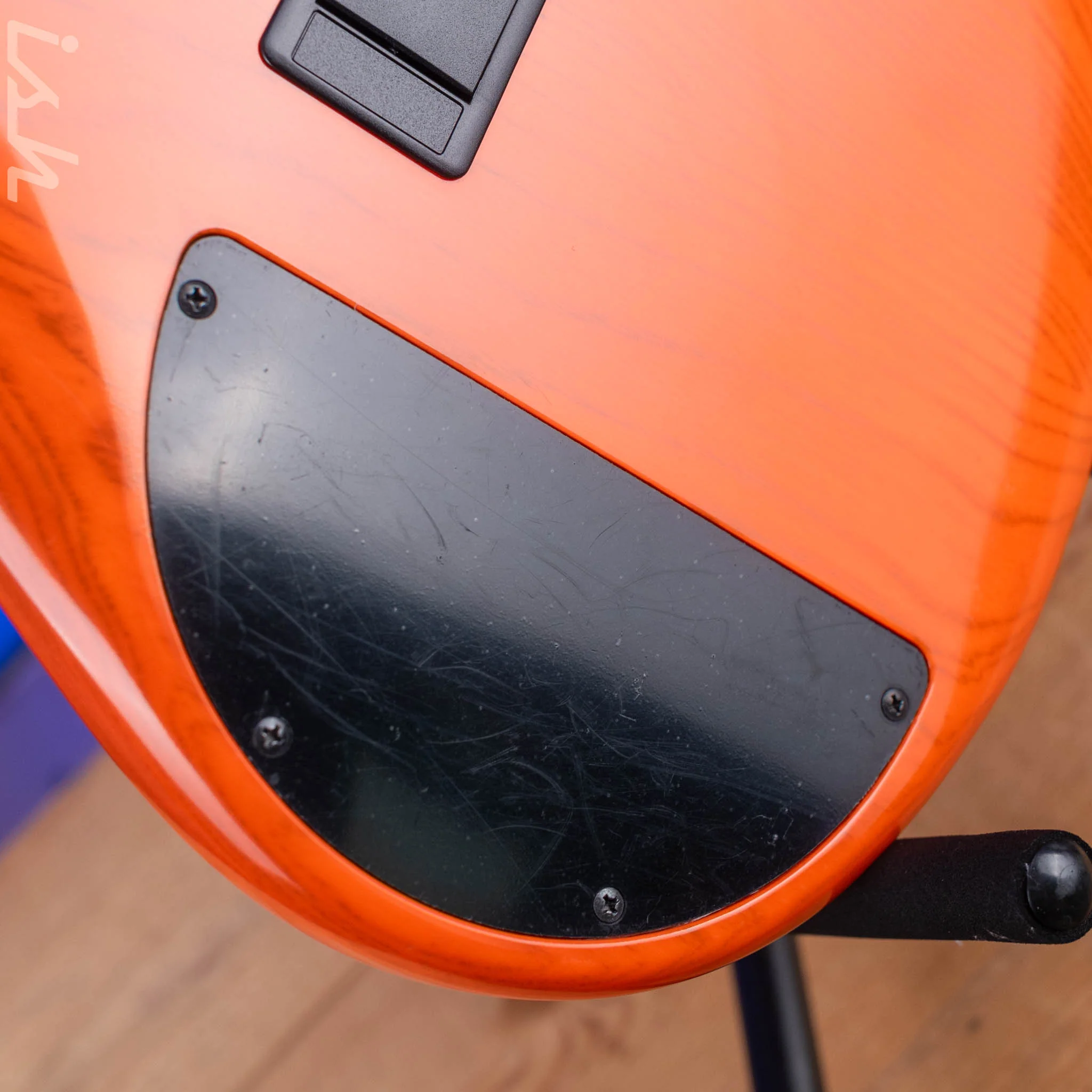 2022 Ibanez SR4605 Prestige 5-String Bass Orange Solar Flare - Image 10