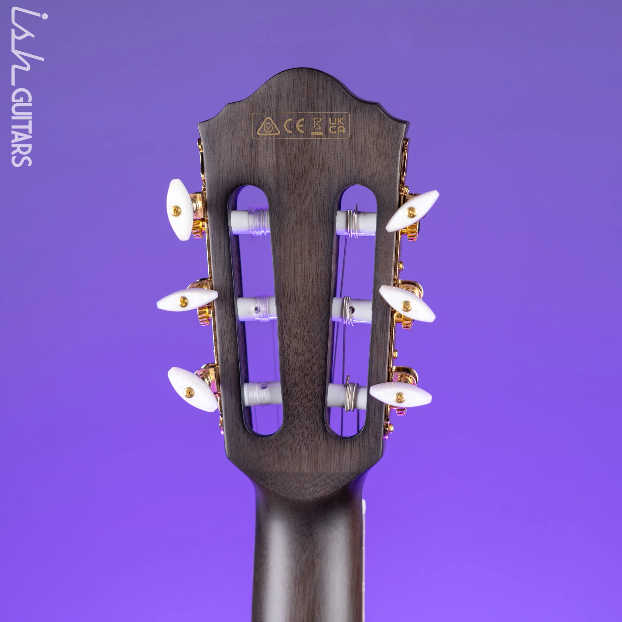 Ibanez TOD10N Tim Henson Signature Nylon Acoustic-Electric Guitar Transparent Black Flat - Image 12