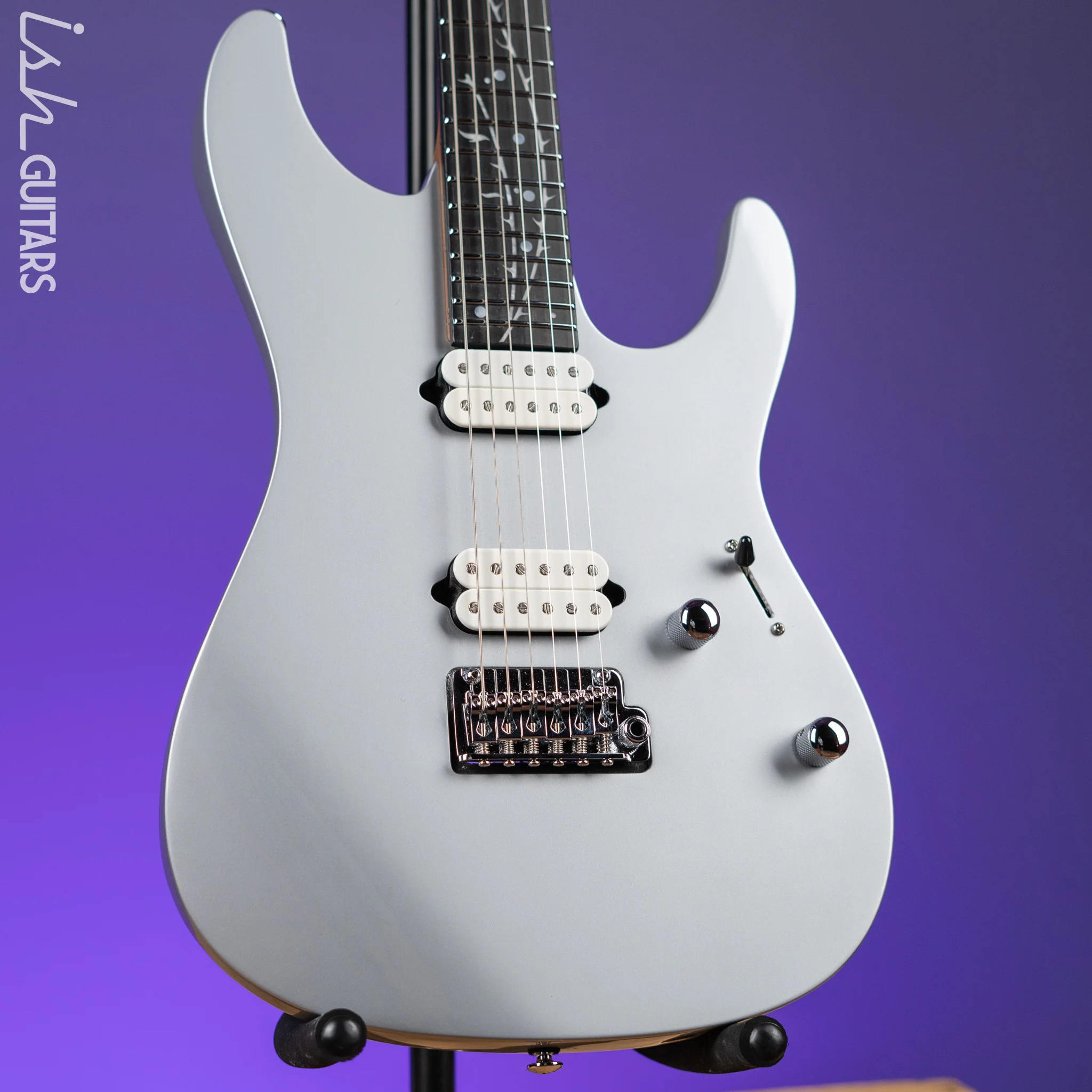 Ibanez TOD10 Tim Henson Signature Electric Guitar Classic Silver