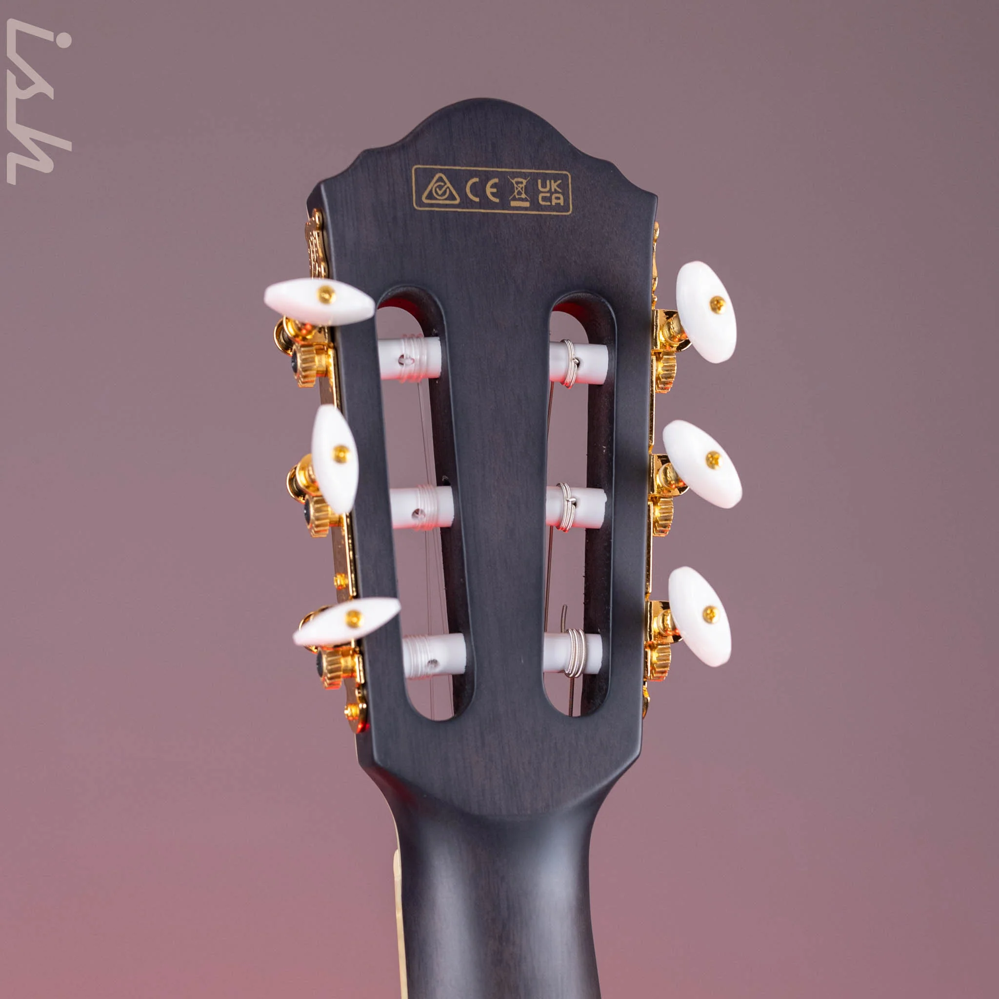 Ibanez TOD10N Tim Henson Signature Nylon Acoustic-Electric Guitar Transparent Black Flat - Image 10