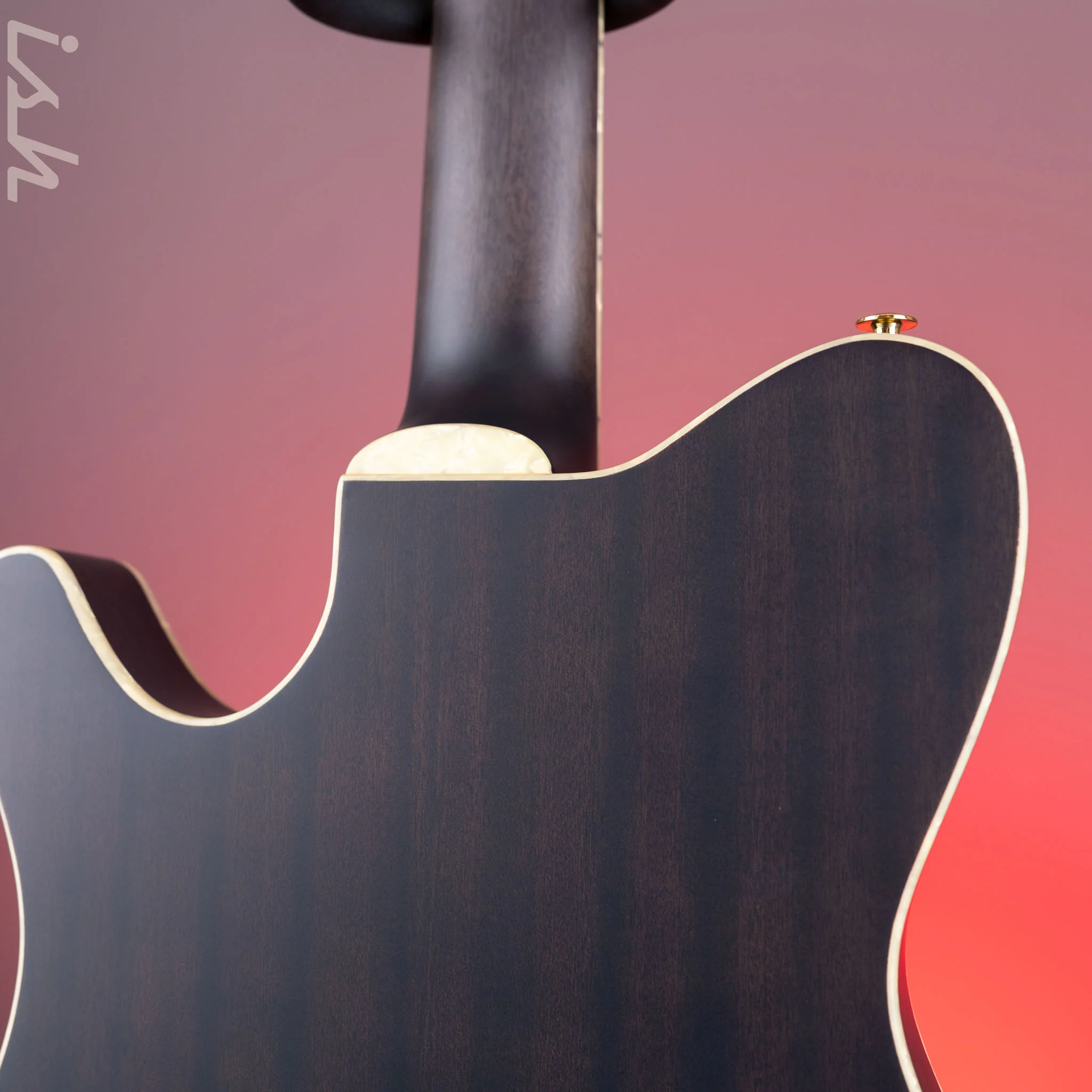 Ibanez TOD10N Tim Henson Signature Nylon Acoustic-Electric Guitar Transparent Black Flat - Image 8