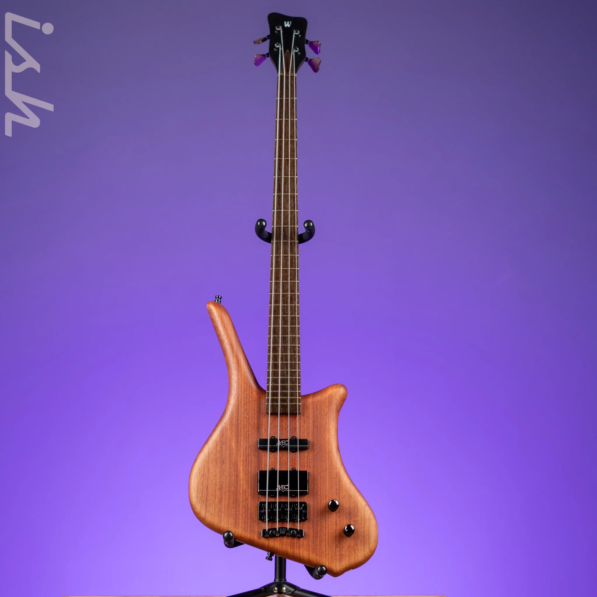 Ish x Warwick Dolphin SN TCS Custom Shop Endangered Species 4-String Bass Wenge Fretboard - Image 2
