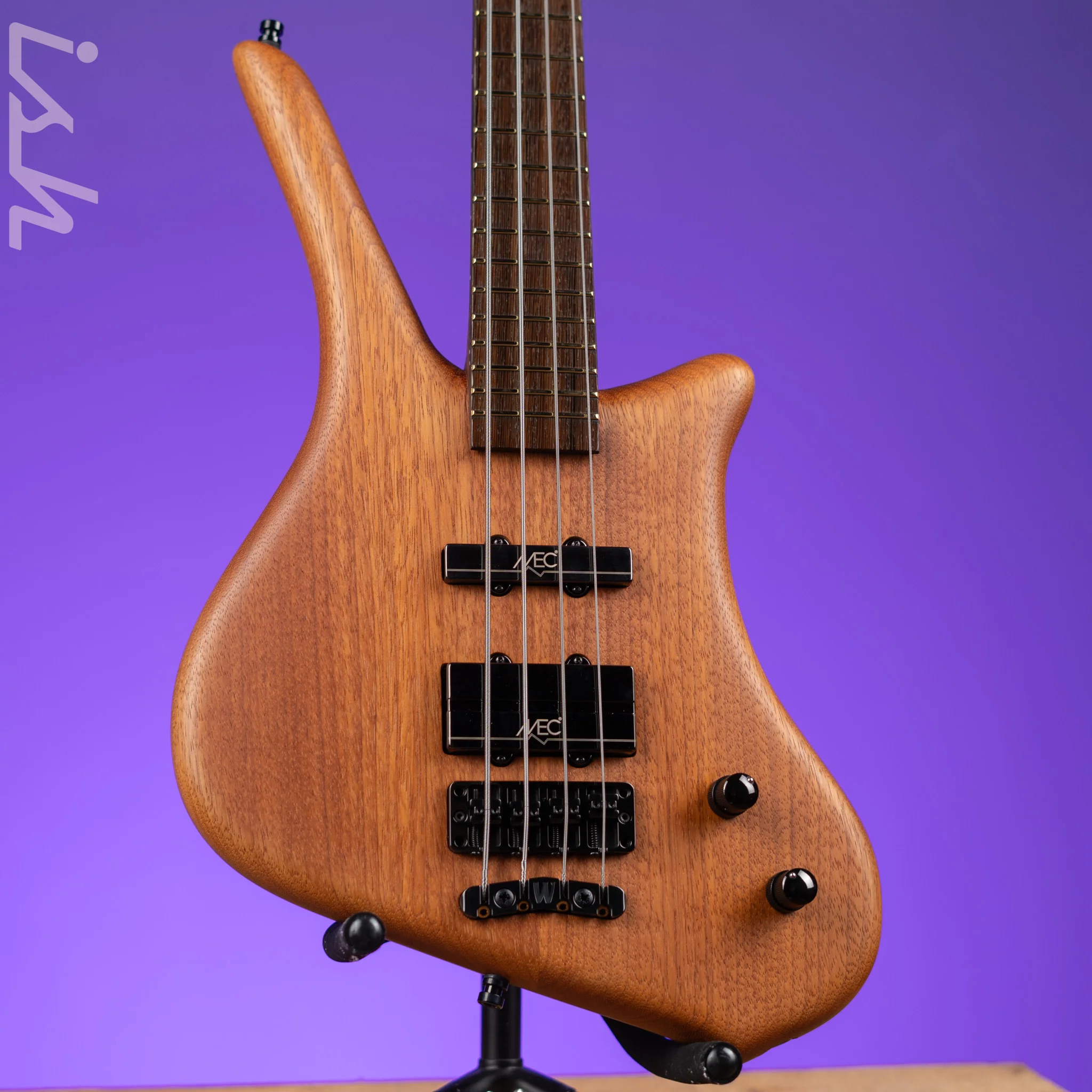 Ish x Warwick Dolphin SN TCS Custom Shop Endangered Species 4-String Bass Wenge Fretboard