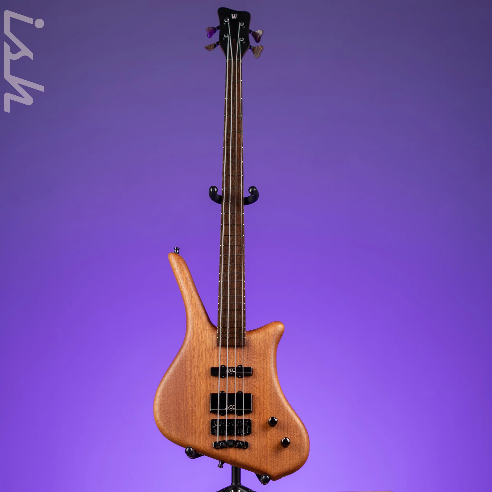 Ish x Warwick Dolphin SN TCS Custom Shop Endangered Species 4-String Bass Wenge Fretboard - Image 2