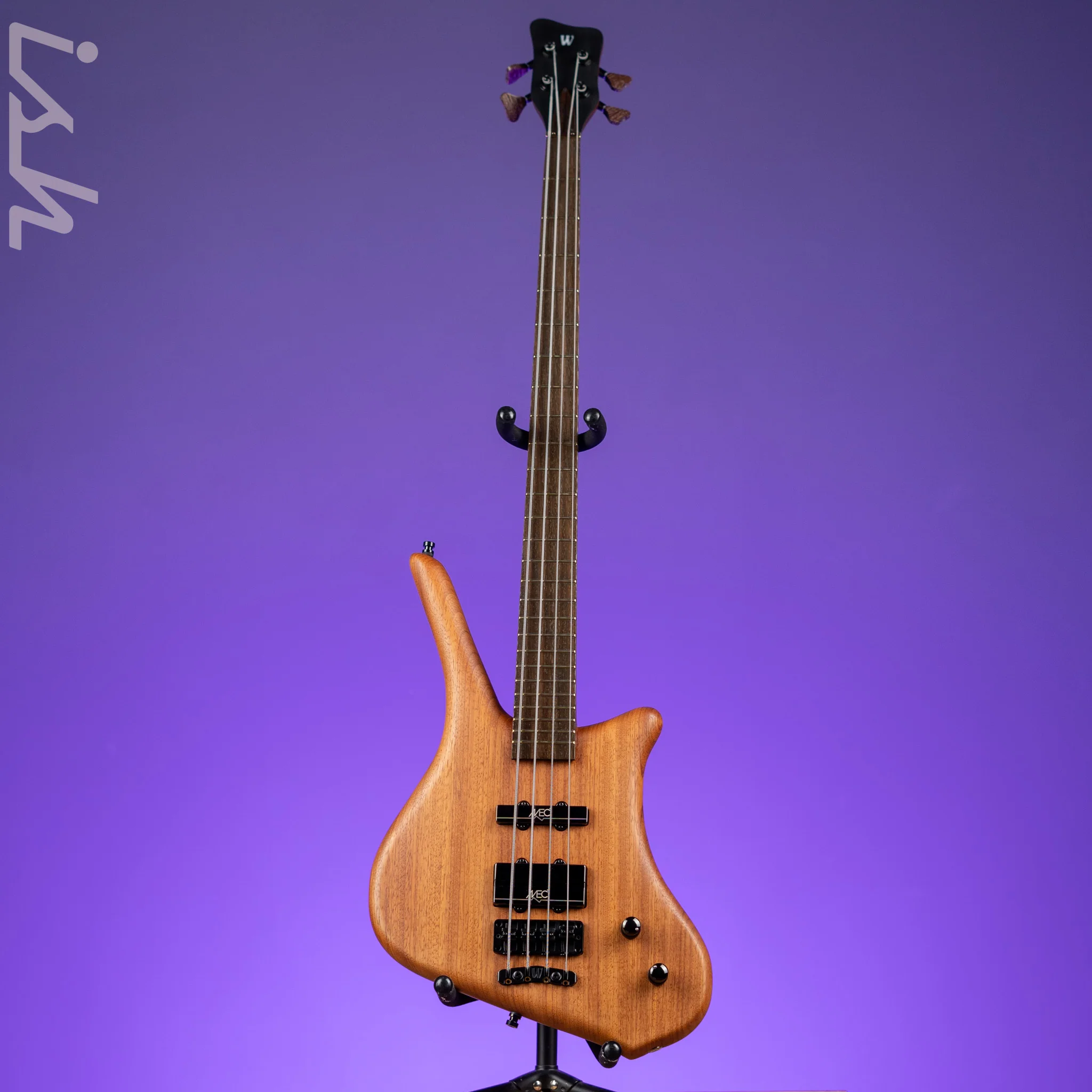 Ish x Warwick Dolphin SN TCS Custom Shop Endangered Species 4-String Bass Wenge Fretboard - Image 2