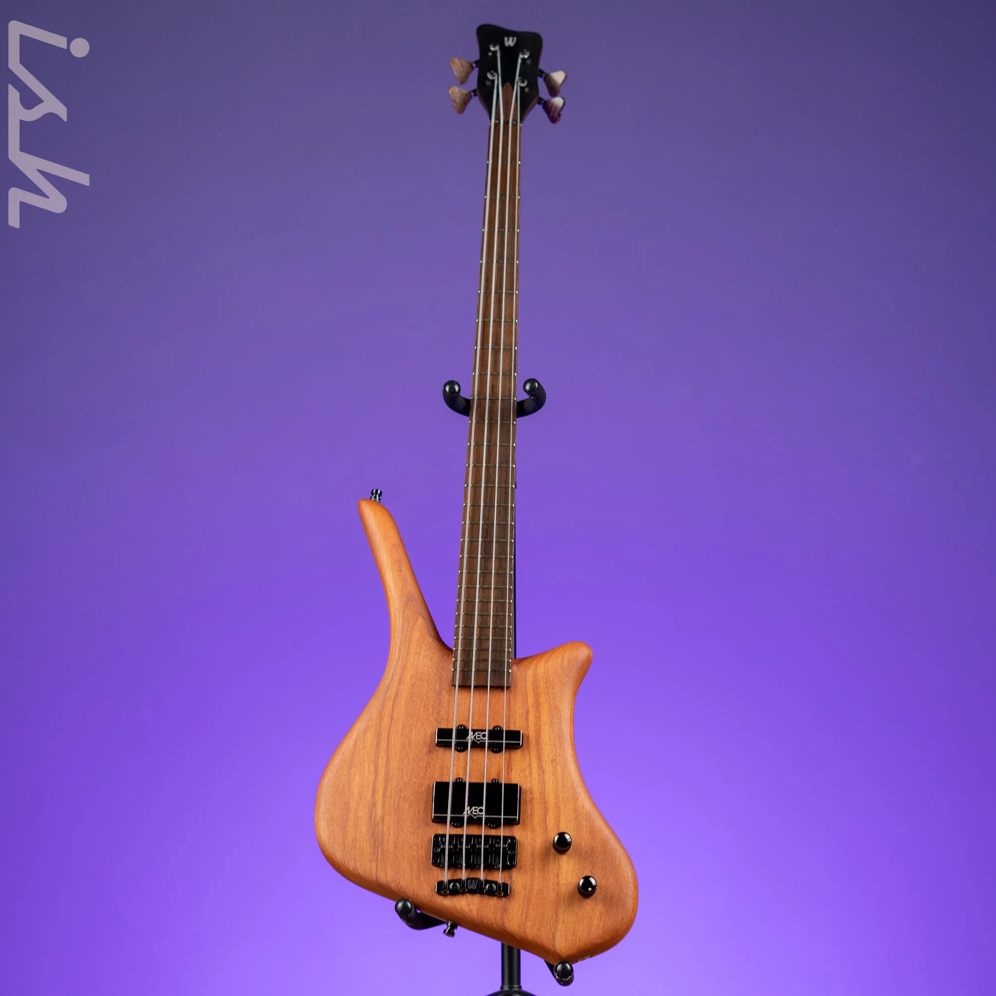 Ish x Warwick Dolphin SN TCS Custom Shop Endangered Species 4-String Bass Wenge Fretboard - Image 2