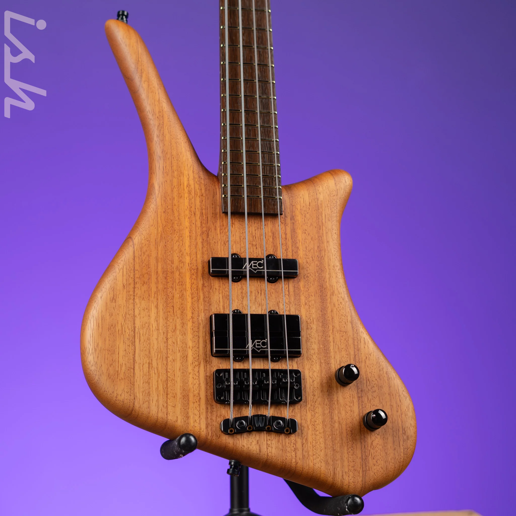 Ish x Warwick Dolphin SN TCS Custom Shop Endangered Species 4-String Bass Wenge Fretboard