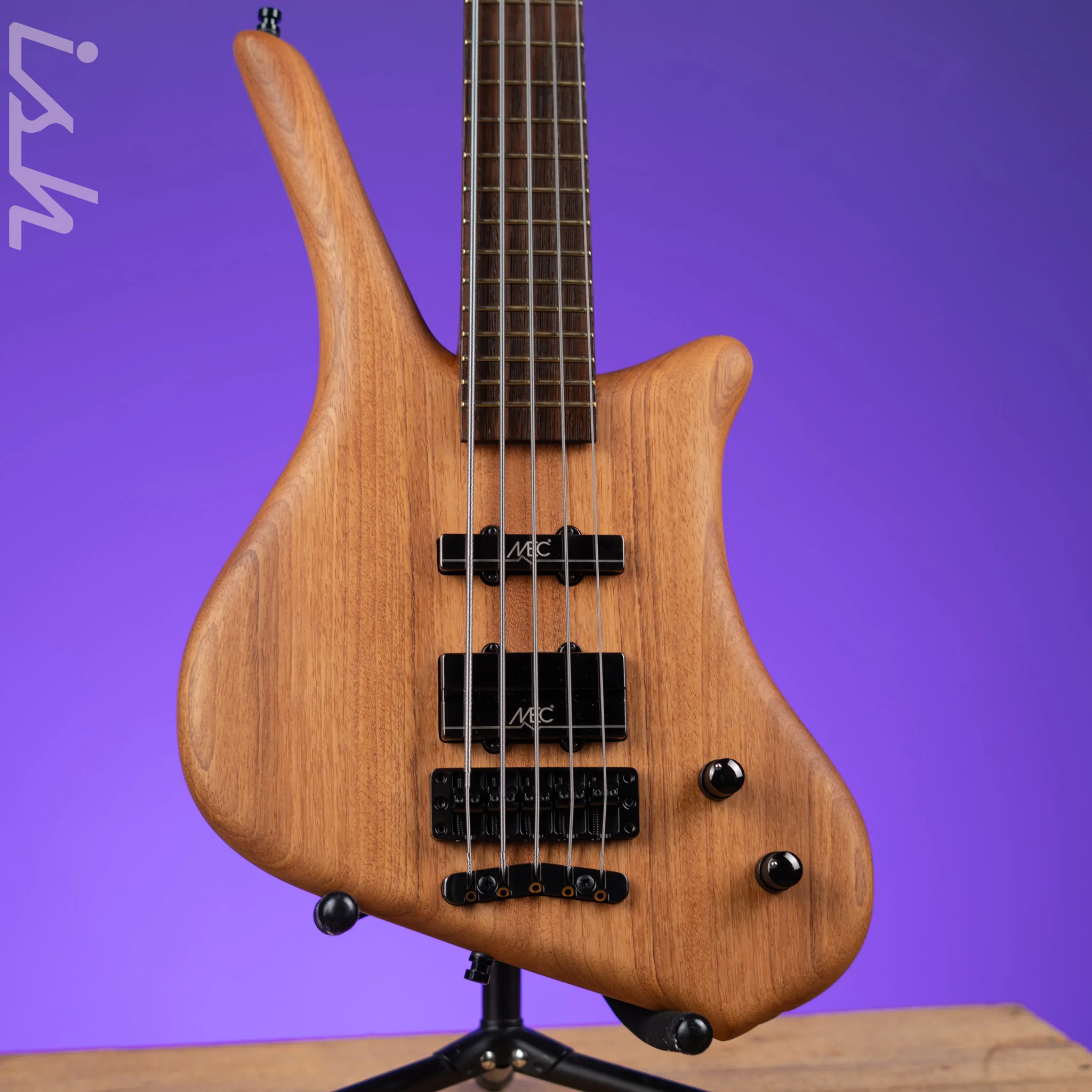 Ish x Warwick Dolphin SN TCS Custom Shop Endangered Species 5-String Bass Wenge Fretboard