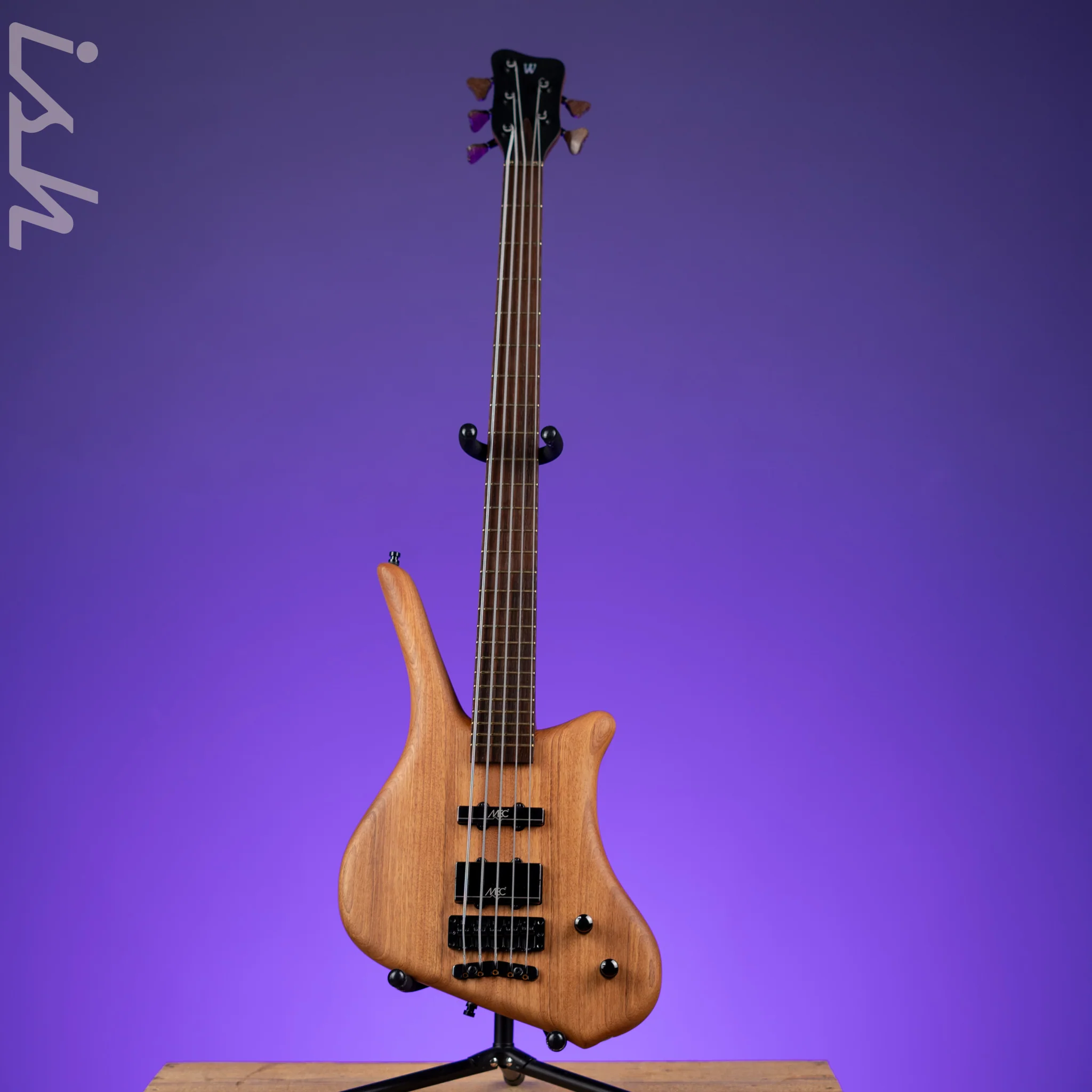 Ish x Warwick Dolphin SN TCS Custom Shop Endangered Species 5-String Bass Wenge Fretboard - Image 2