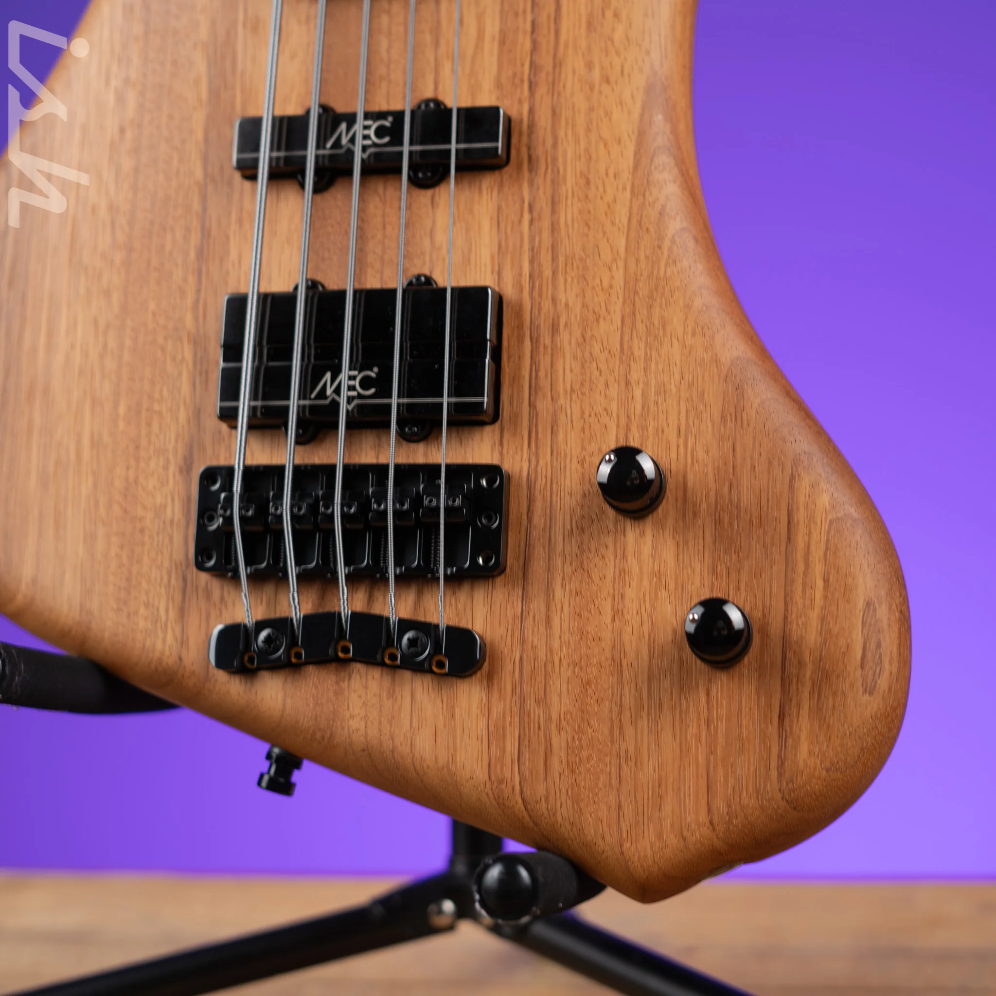 Ish x Warwick Dolphin SN TCS Custom Shop Endangered Species 5-String Bass Wenge Fretboard - Image 4