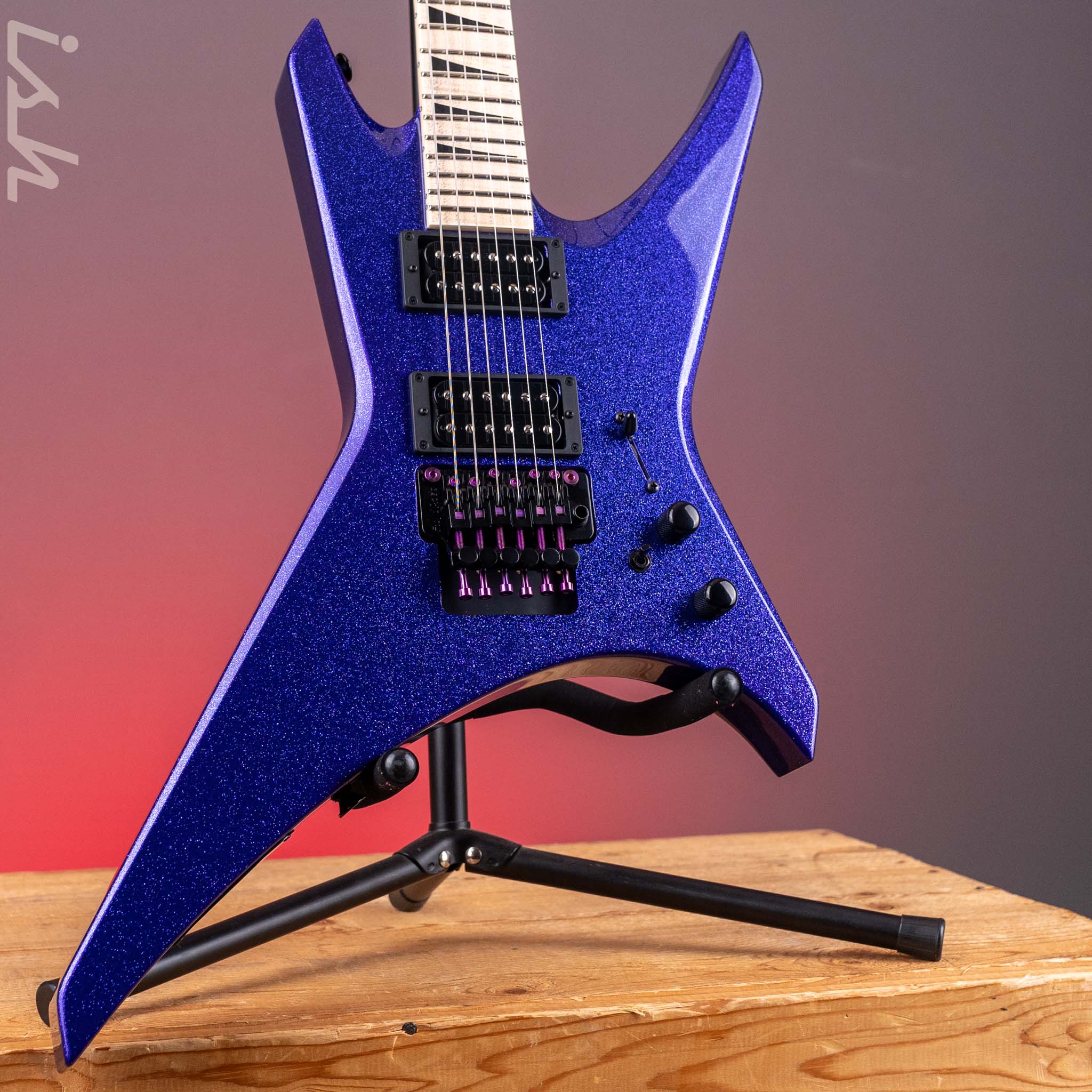 Jackson Custom Shop Warrior Sparkly Purple