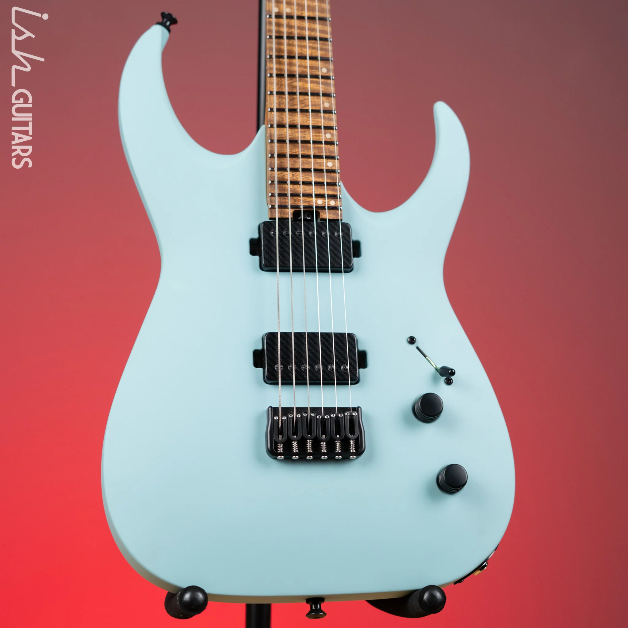 Jackson USA Series Misha Mansoor Signature Juggernaut HT6 Satin Daphne Blue Demo