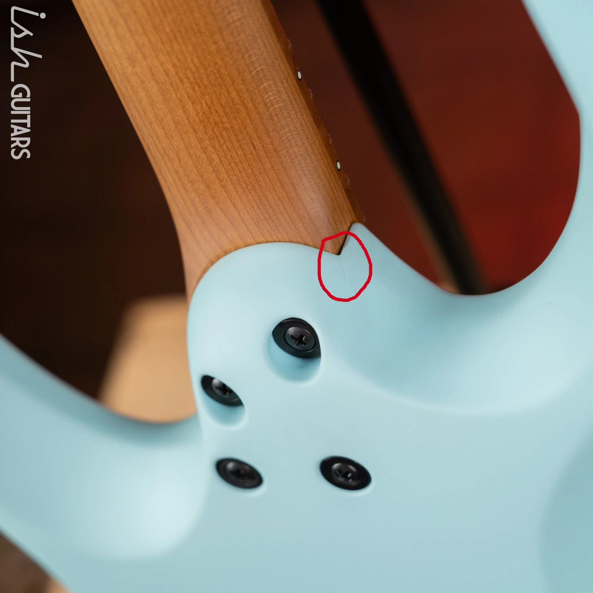 Jackson USA Series Misha Mansoor Signature Juggernaut HT6 Satin Daphne Blue Demo - Image 10