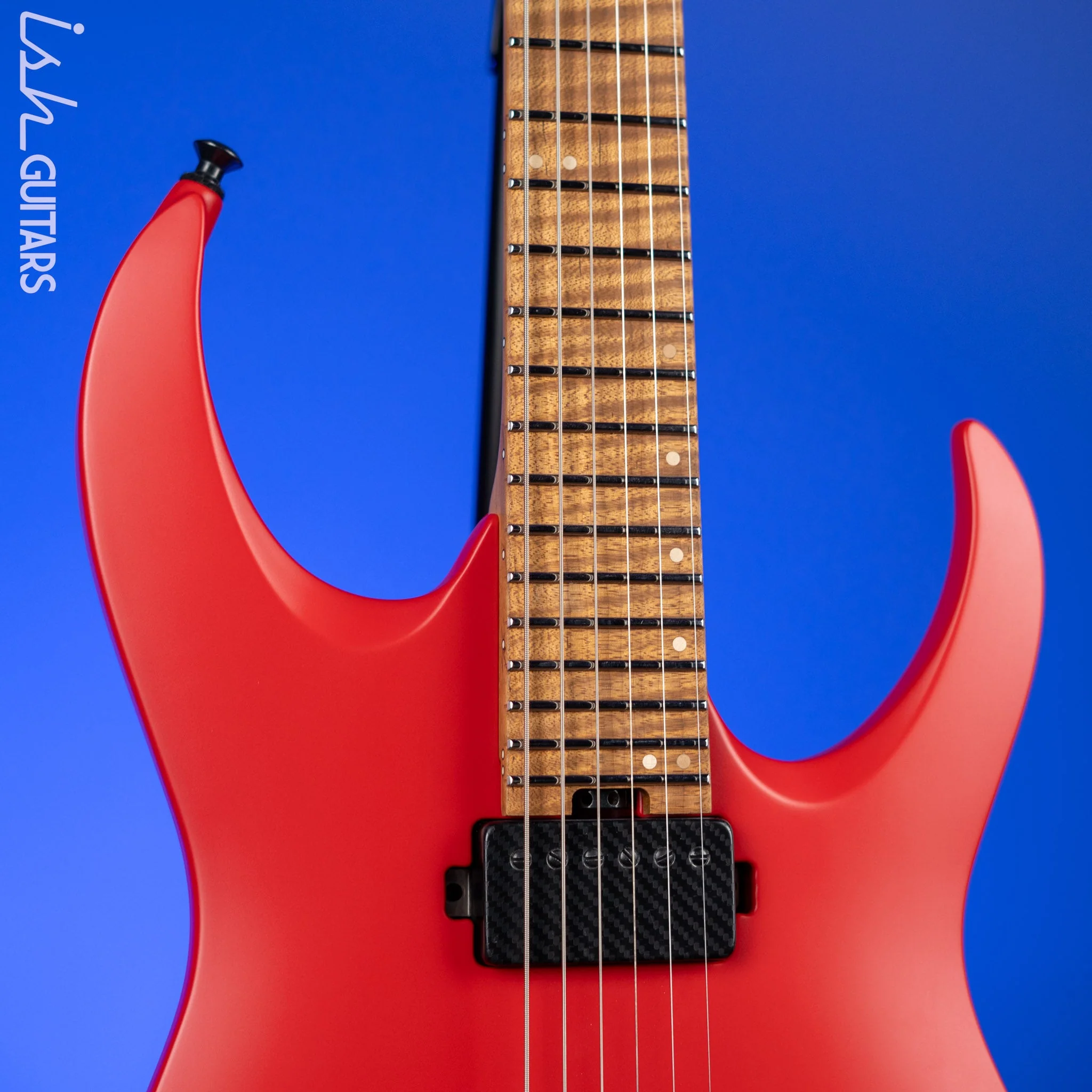 Jackson USA Series Misha Mansoor Signature Juggernaut HT6 Satin Red Demo - Image 3