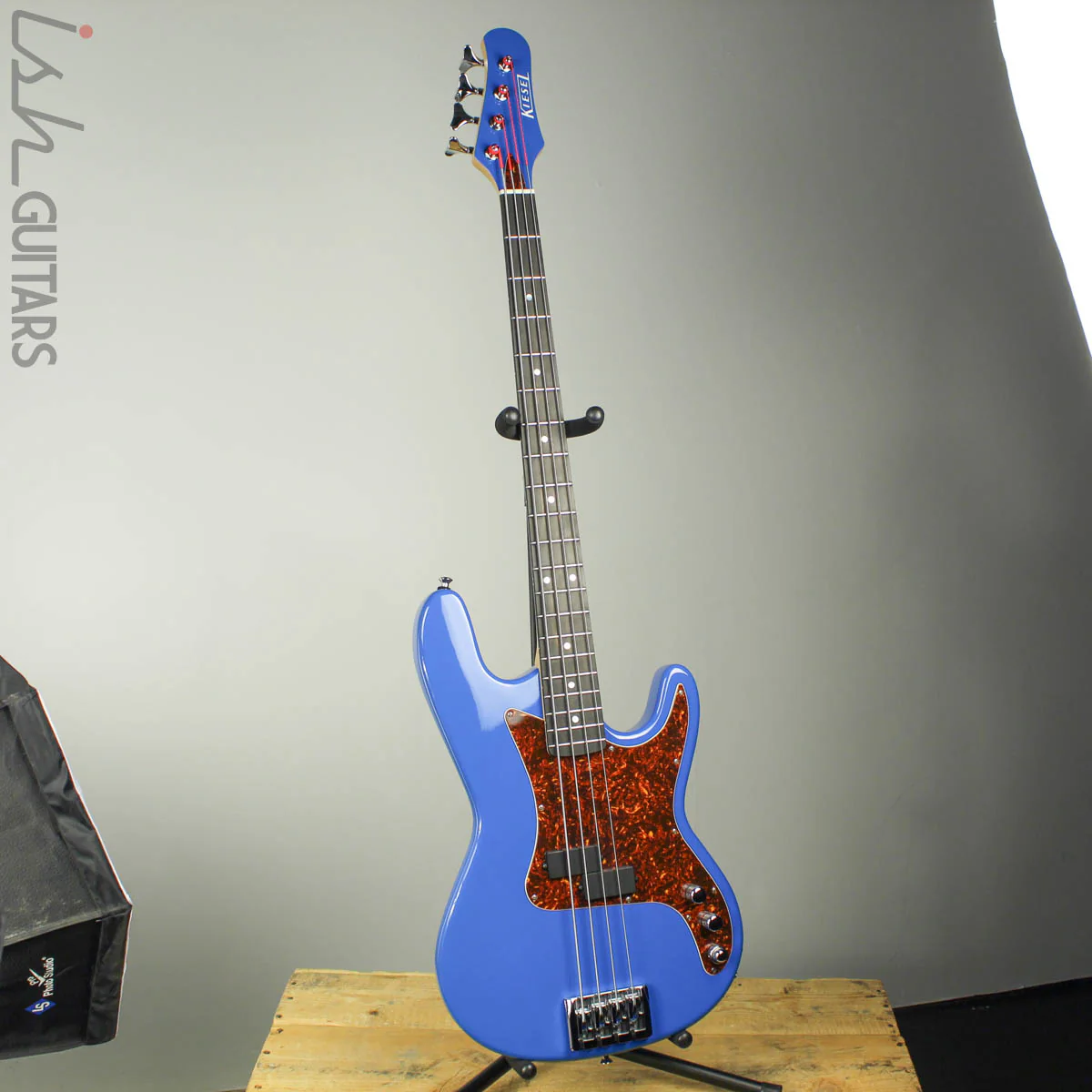 Kiesel Carvin PB4 4-String Bolt-on Bright Blue Bass - Image 2