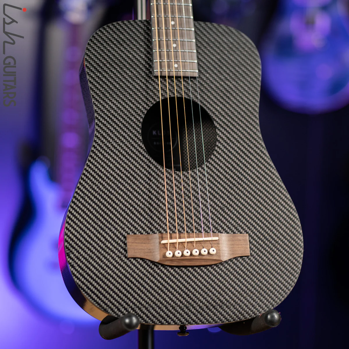 Klōs Hybrid Acoustic Travel Guitar Carbon Fiber Demo