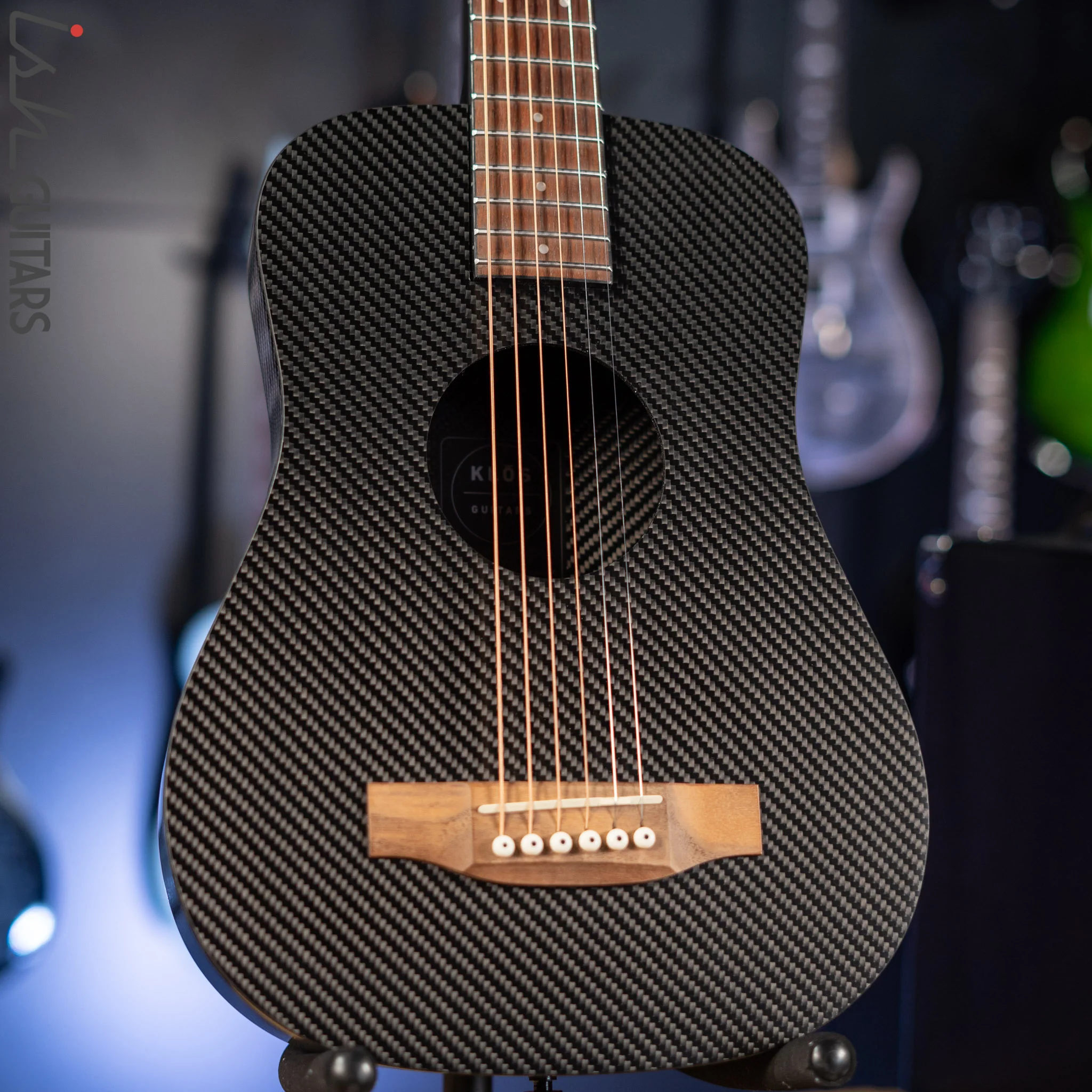 Klos Hybrid Travel Acoustic Guitar Carbon Fiber