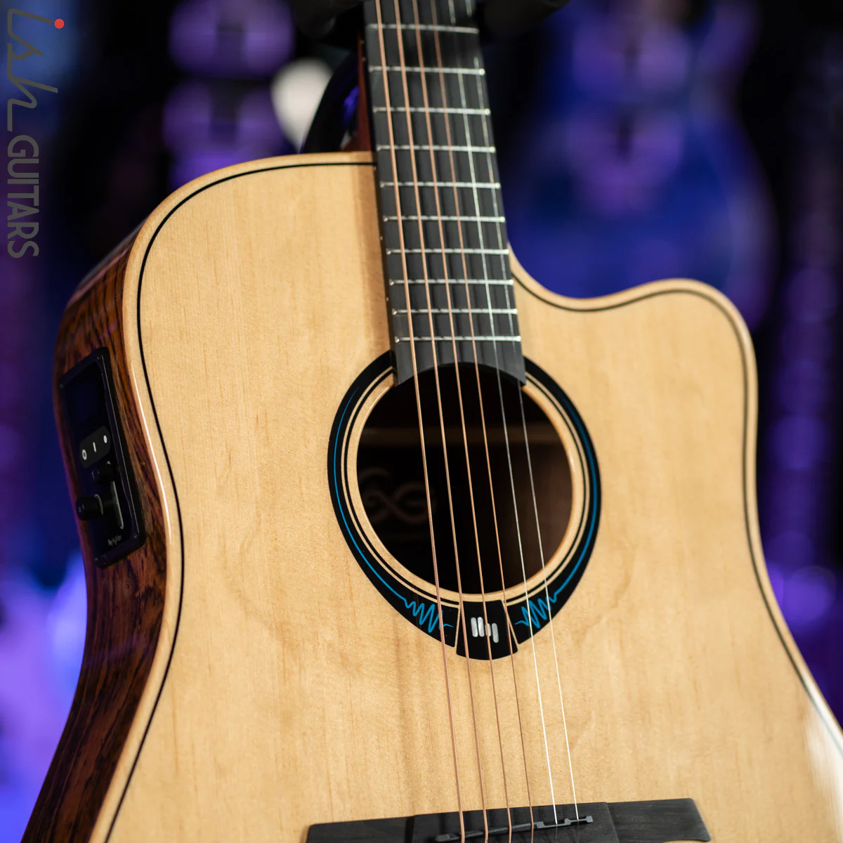 Lâg THV30DCE Dreadnought Hyvibe Tramontane Smart Guitar - Image 5