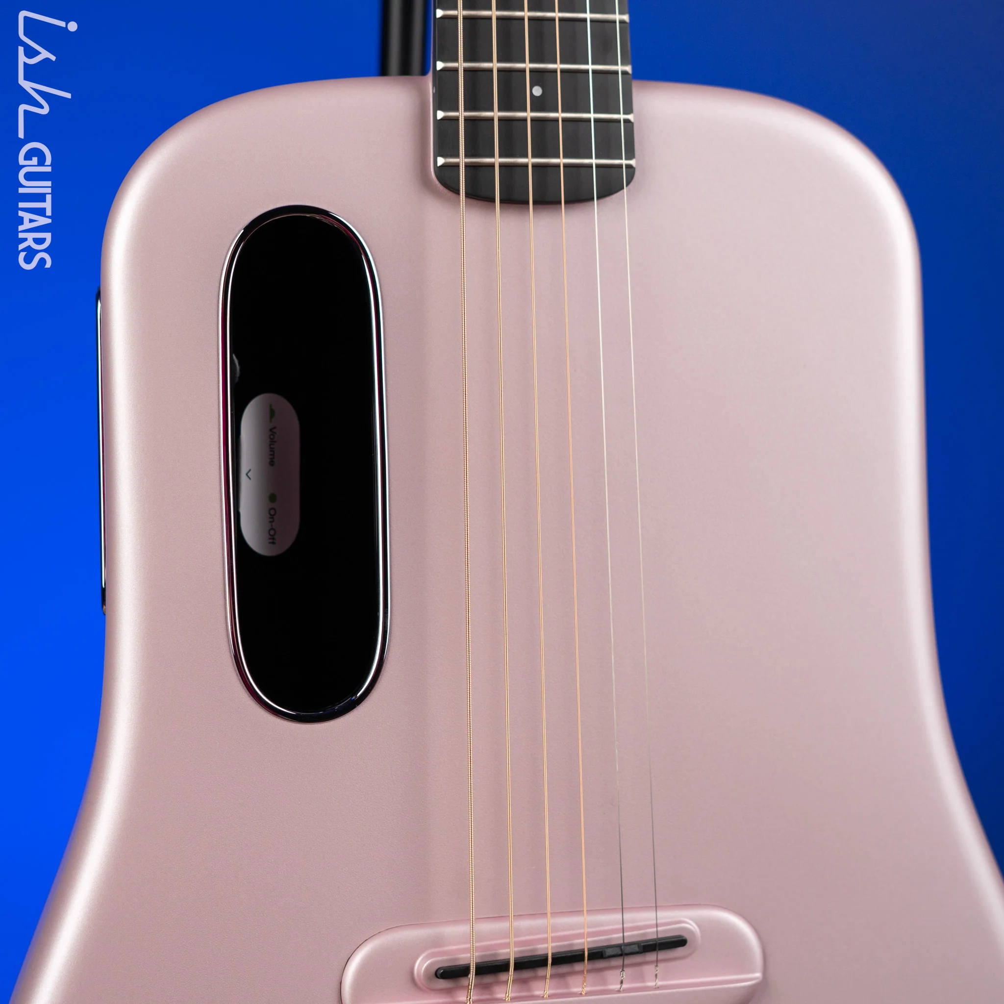 Lava Music LAVA ME 4 Carbon 36" Smart Acoustic-Electric Guitar Pink (w/ Airflow Bag) - Image 3