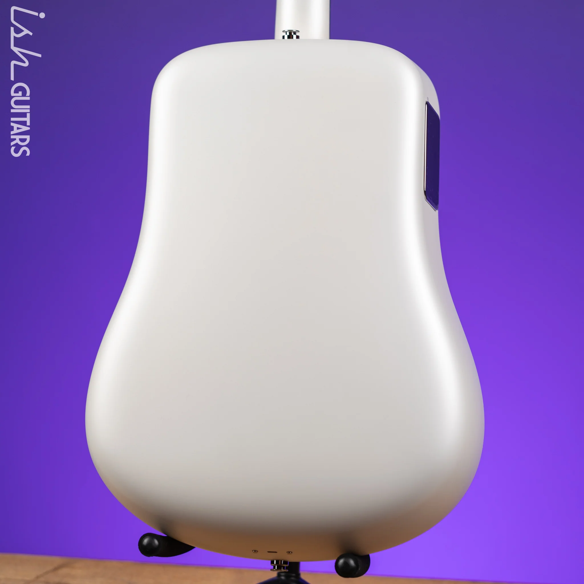 Lava Music LAVA ME 4 Carbon 38" Smart Acoustic-Electric Guitar White (w/ Airflow Bag) - Image 7