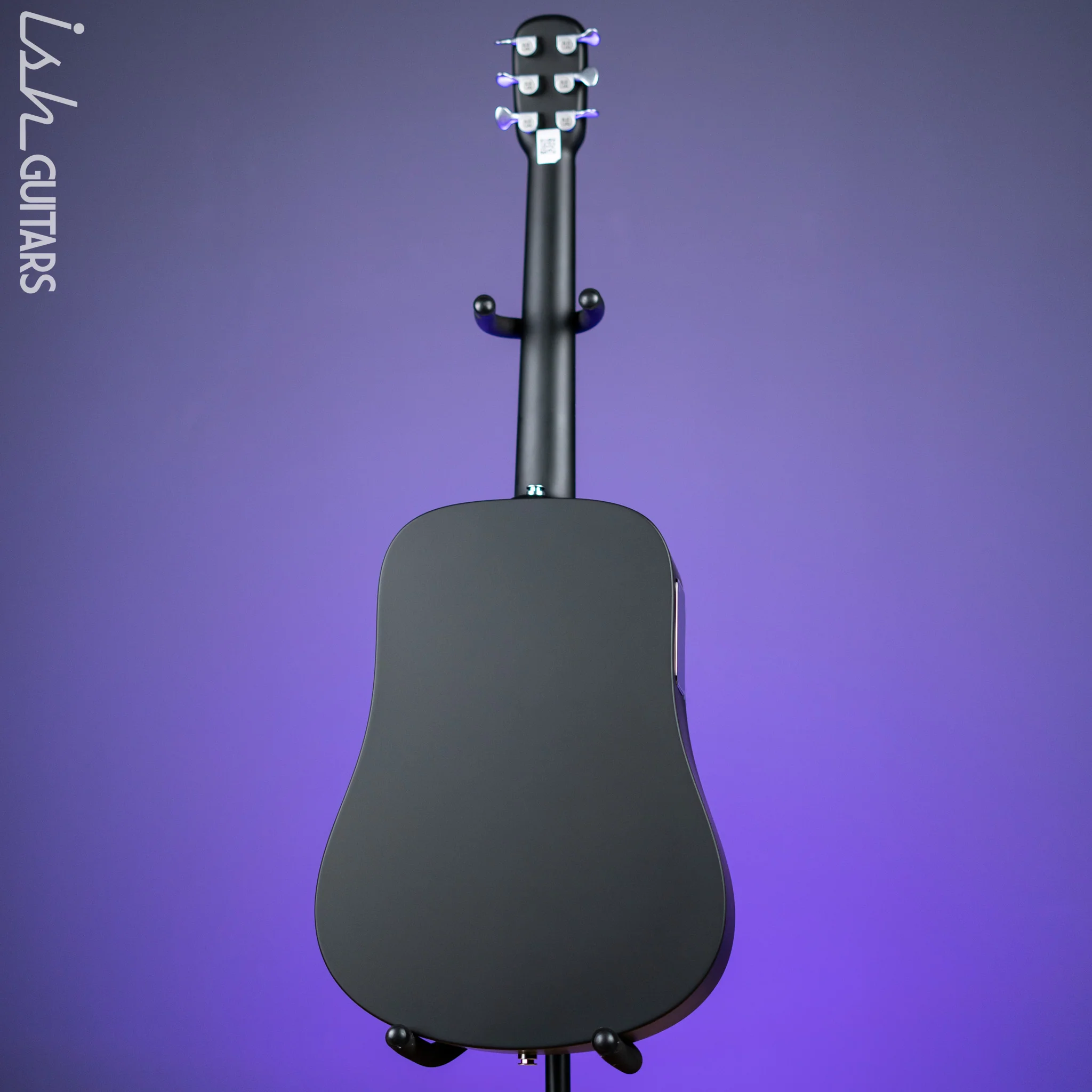 Lava Music Blue Lava Smart Acoustic Guitar Midnight Black 36" w/ Lite Bag - Image 6