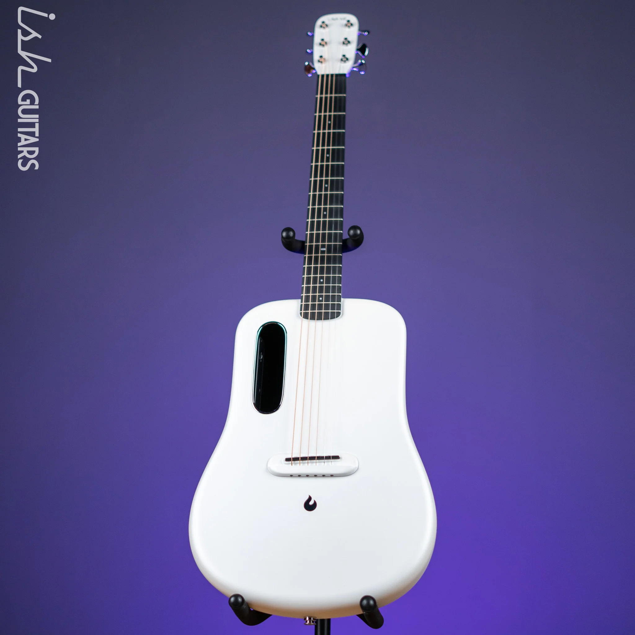 Lava Music Lava Me 3 Smart Acoustic Guitar 36" White w/ Ideal Bag - Image 2