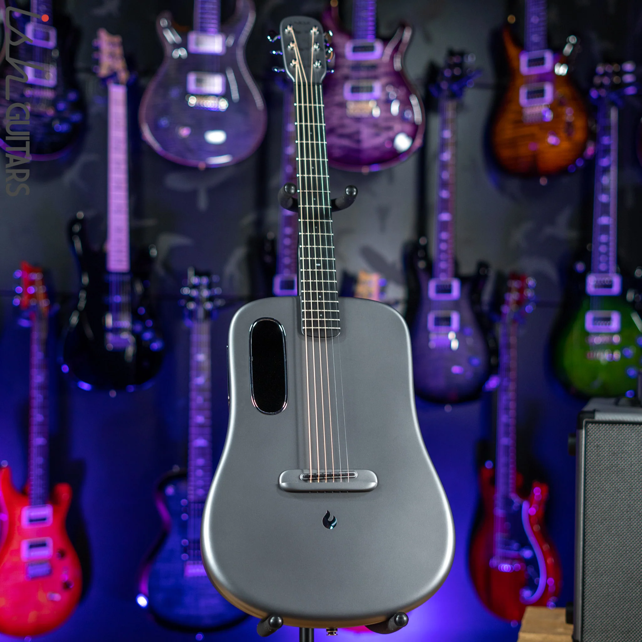 Lava Music Lava Me 3 Smart Acoustic Guitar 38" Space Grey w/ Space Bag - Image 2
