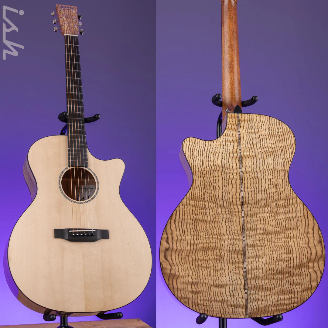 Martin Custom Shop GP-28 Style Quilted Tamo Ash Back/Sides & Italian Alpine Spruce Top - Blemished