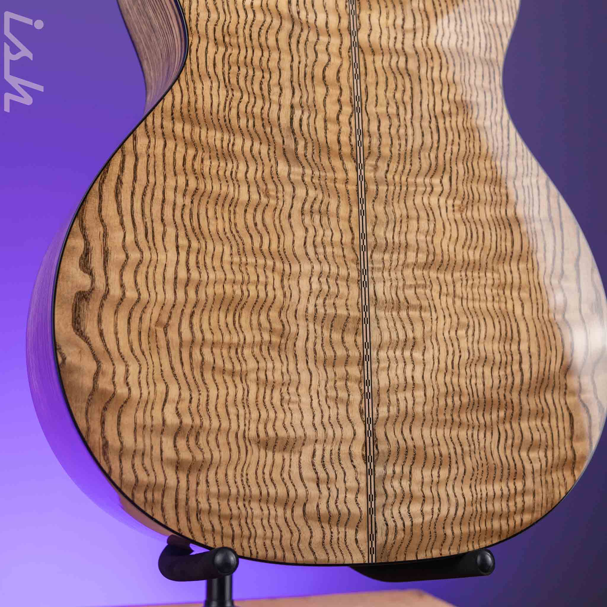 Martin Custom Shop GP-28 Style Quilted Tamo Ash Back/Sides & Italian Alpine Spruce Top - Blemished - Image 11
