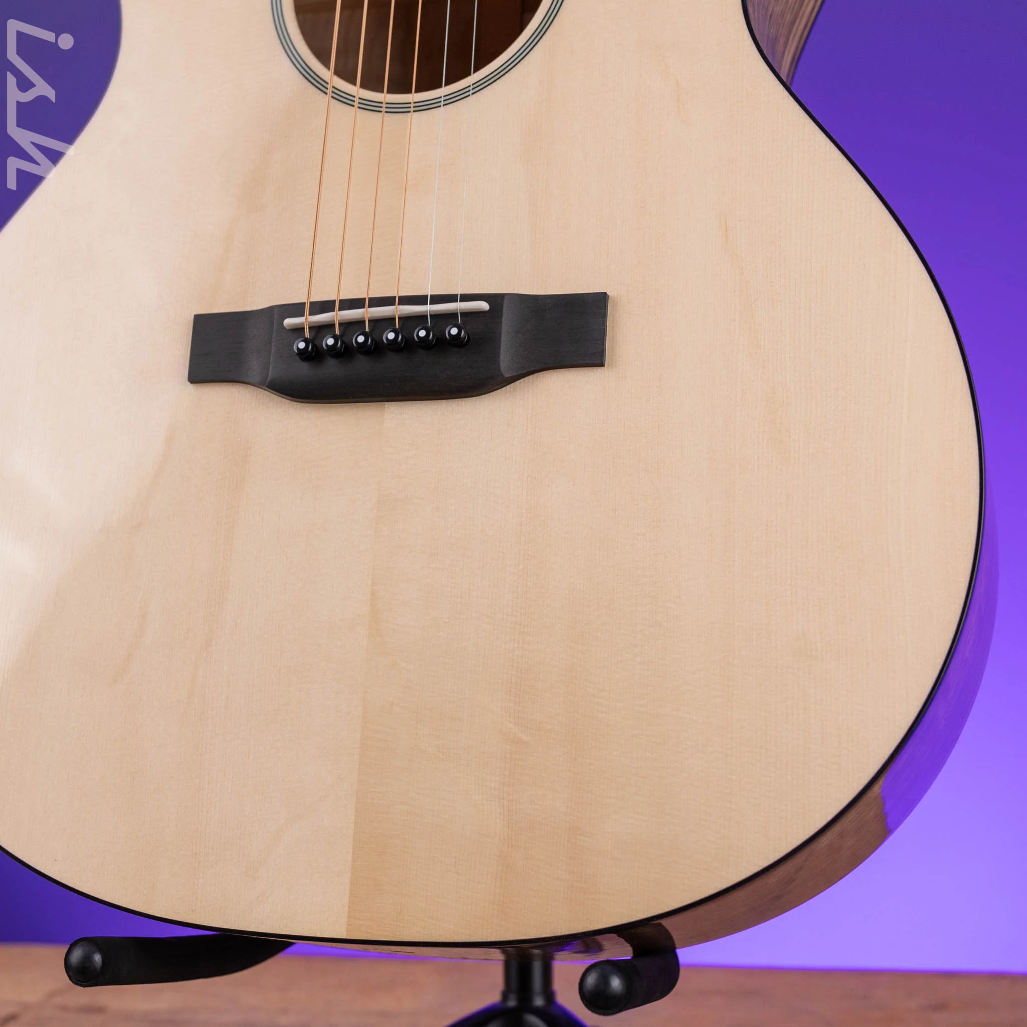 Martin Custom Shop GP-28 Style Quilted Tamo Ash Back/Sides & Italian Alpine Spruce Top - Blemished - Image 5