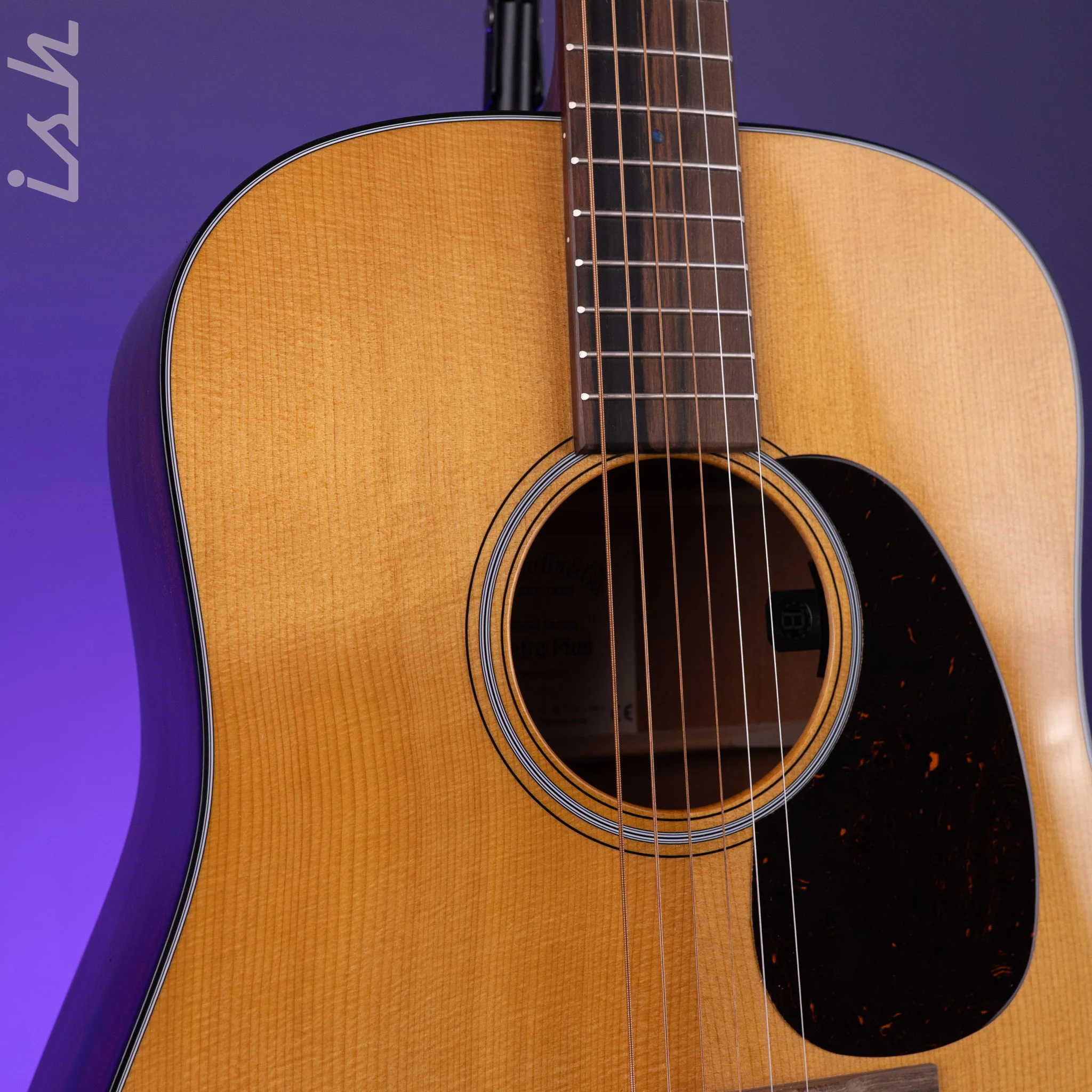 Martin DE Retro Plus Mahogany Acoustic-Electric Guitar - Image 4
