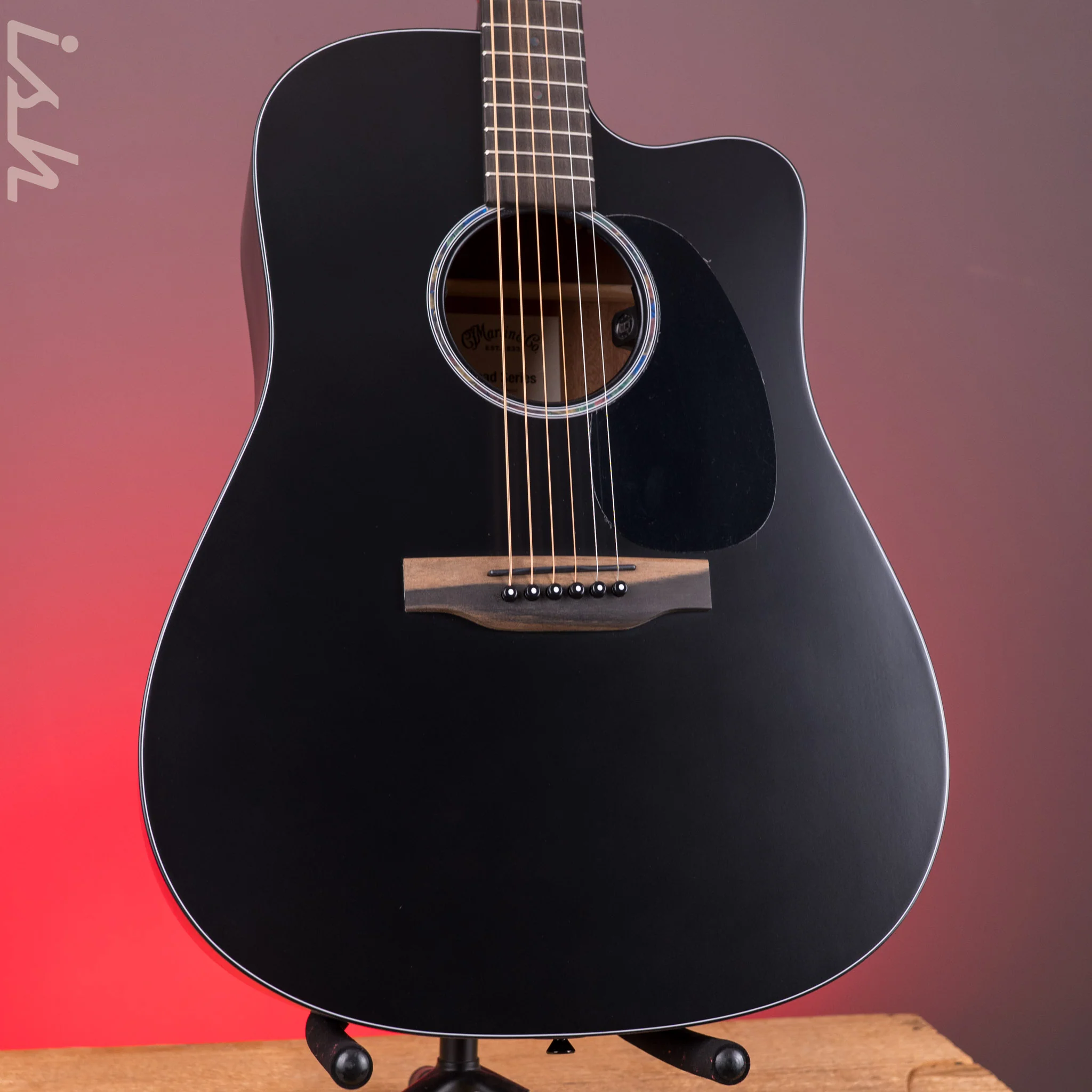 Martin Road Series DC-10E Modern Black Acoustic-Electric Guitar *New Model*