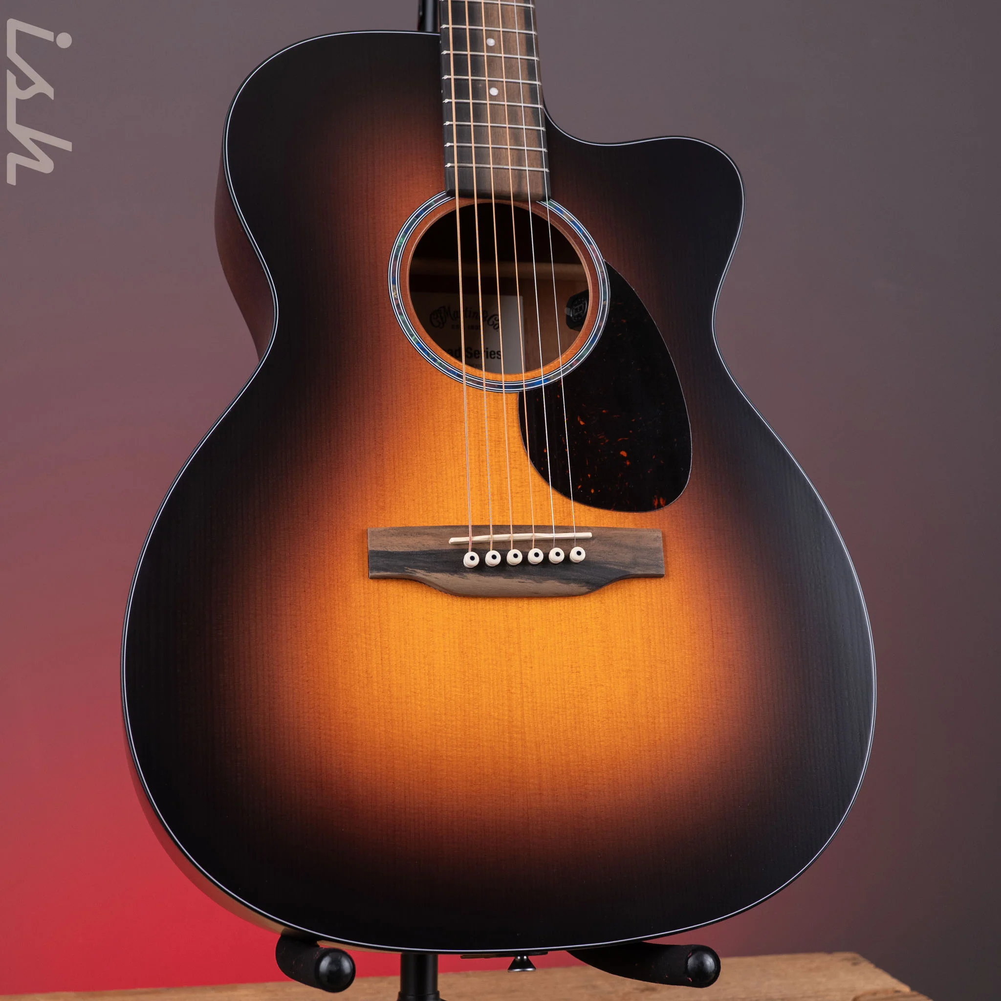 Martin Road Series OMC-10E Modern Acoustic-Electric Guitar 1935 Sunburst *New Model*
