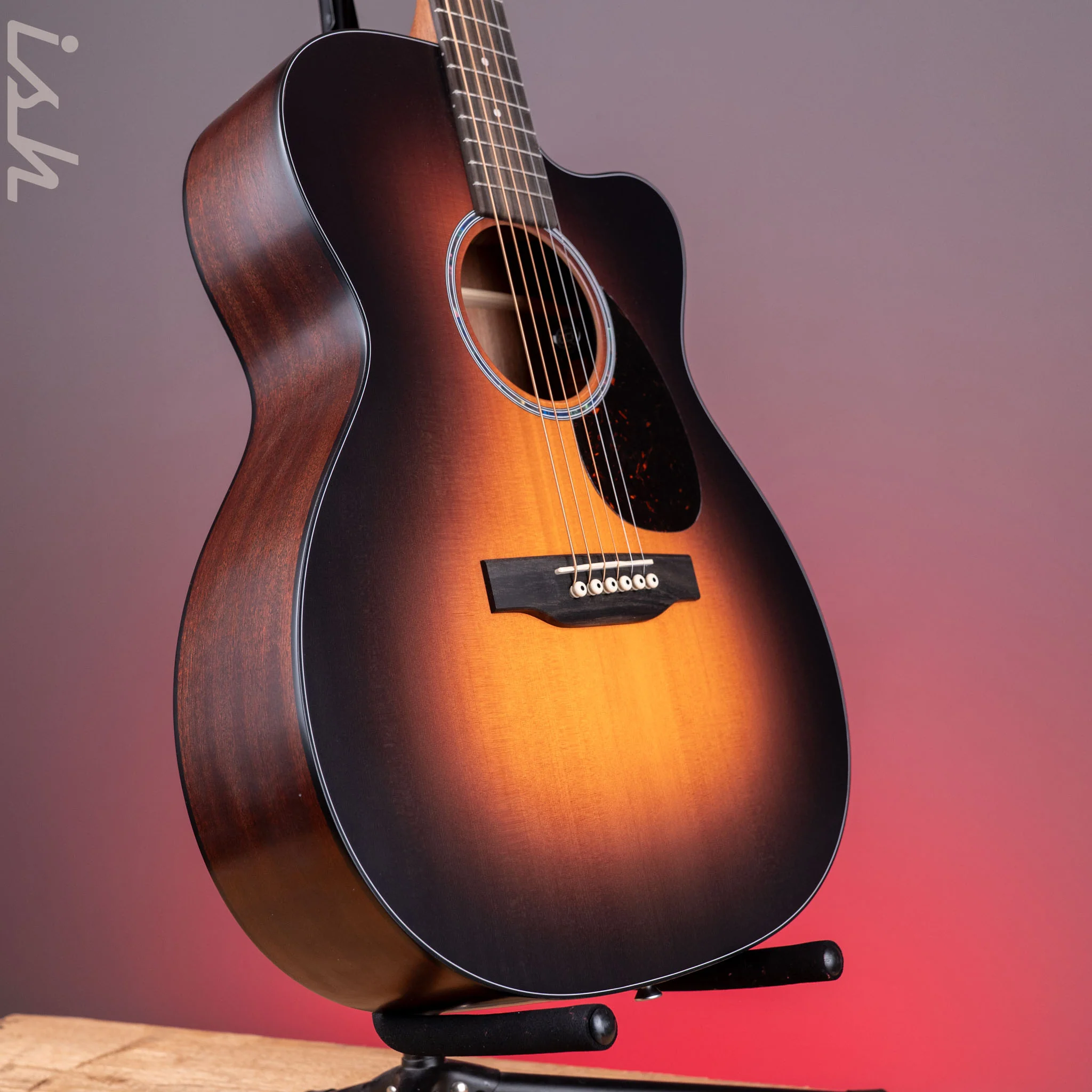 Martin Road Series OMC-10E Modern Acoustic-Electric Guitar 1935 Sunburst *New Model* - Image 3
