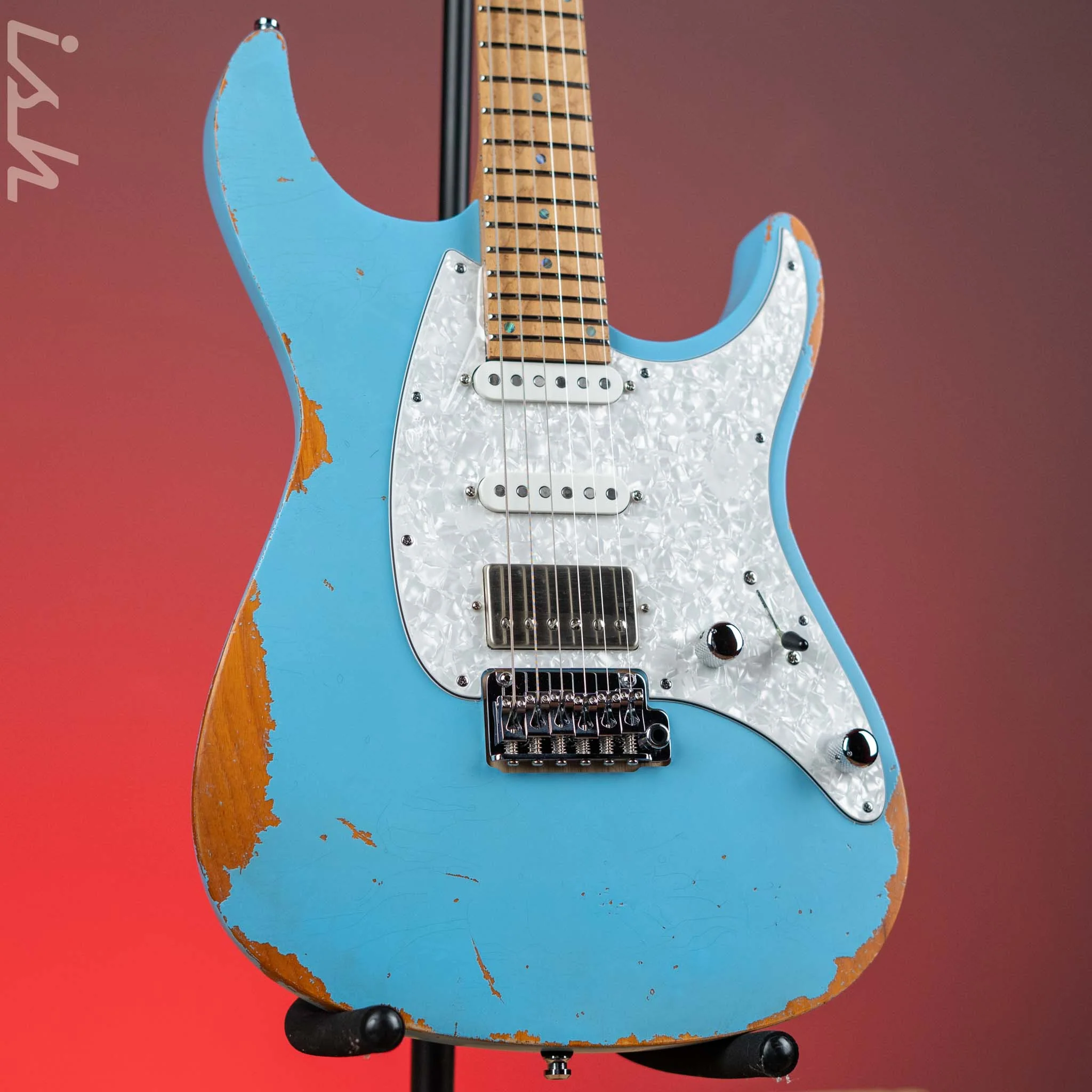 Mayones Aquila Aged 6 Monolith Daphne Blue Nitro