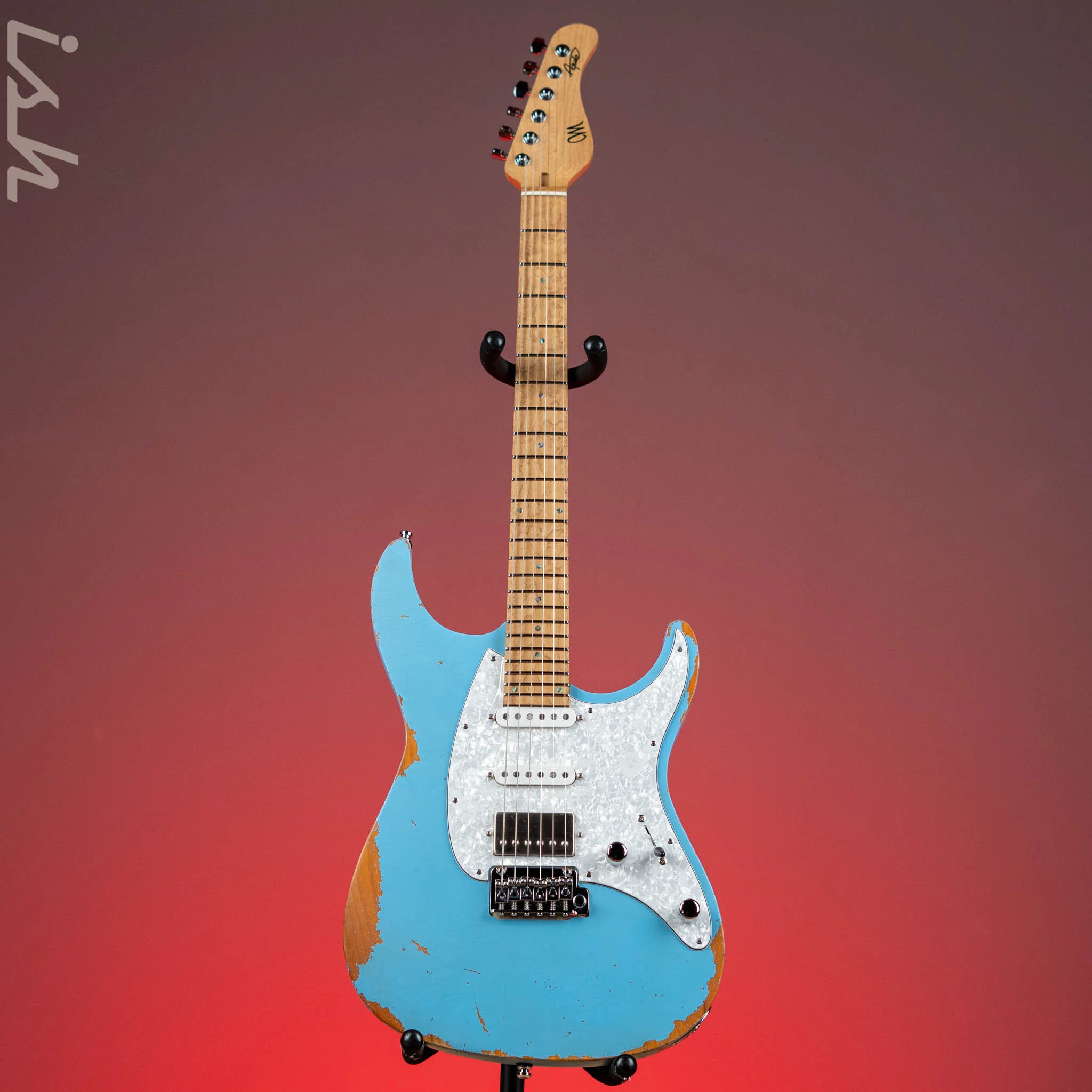 Mayones Aquila Aged 6 Monolith Daphne Blue Nitro - Image 2