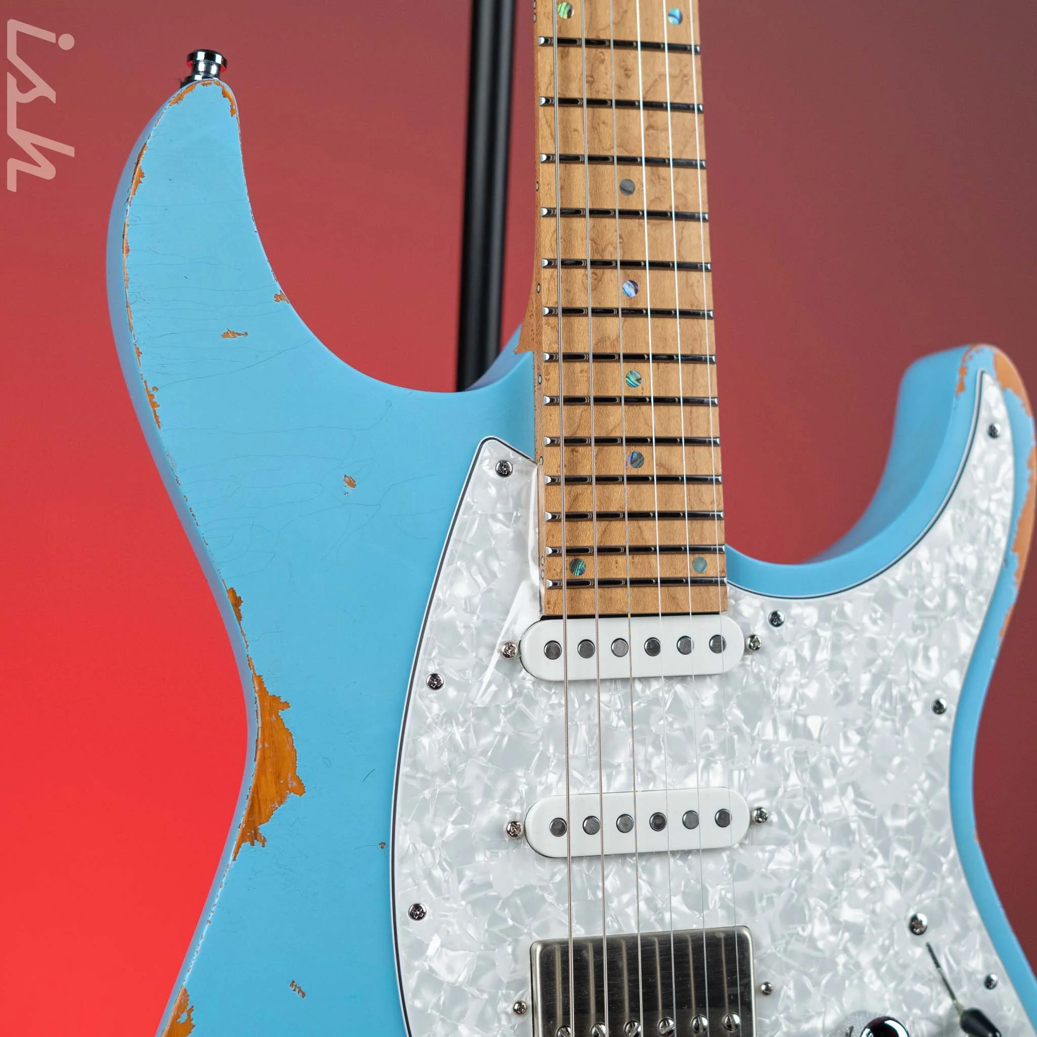 Mayones Aquila Aged 6 Monolith Daphne Blue Nitro - Image 3