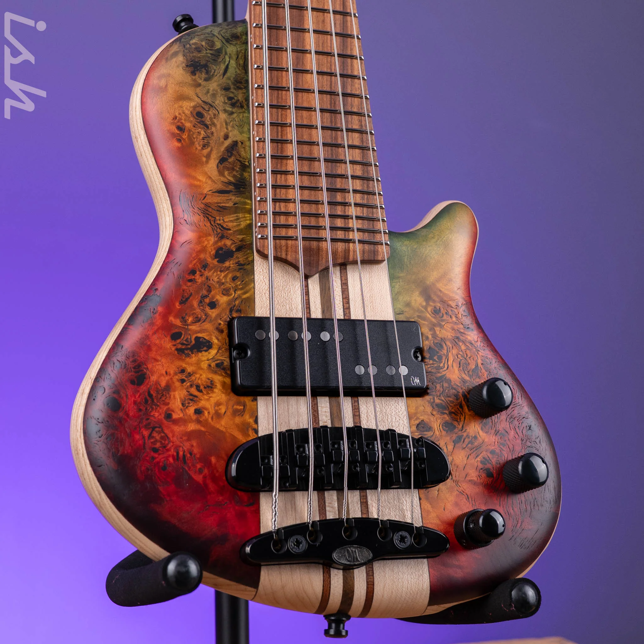 Mayones Cali 5 Mini Bass Curly Poplar