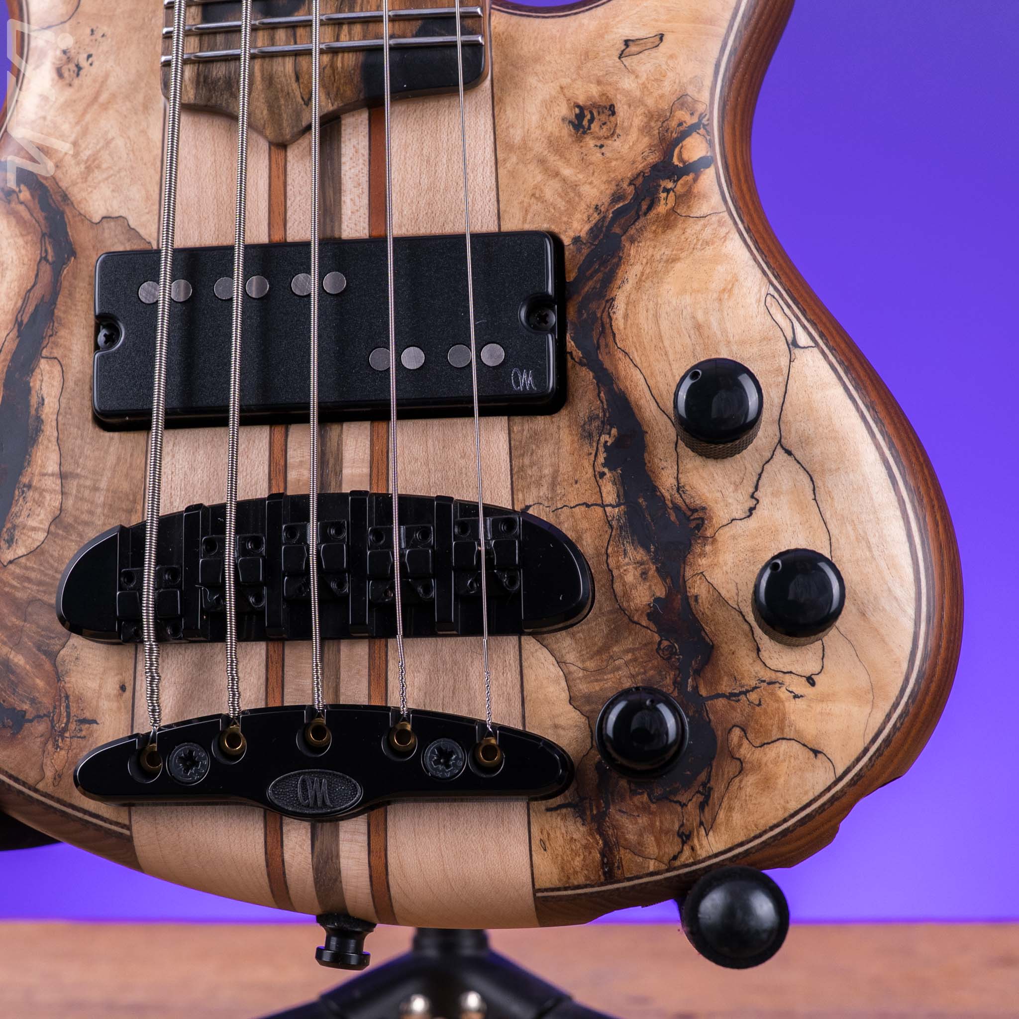 Mayones Cali 5 Mini Bass Spalted Maple - Image 4