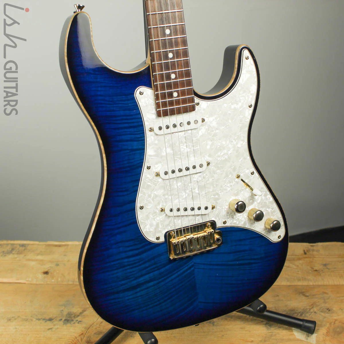Melancon Classic Artist Strat Flame Maple Top Blueburst